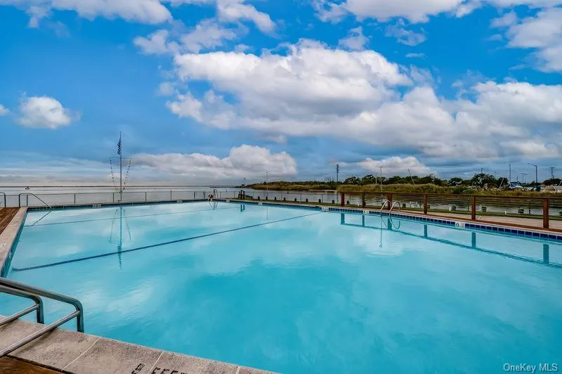 Pool Overlooking Beach and Great South Bay Pool Overlooking Beach and Great South Bay