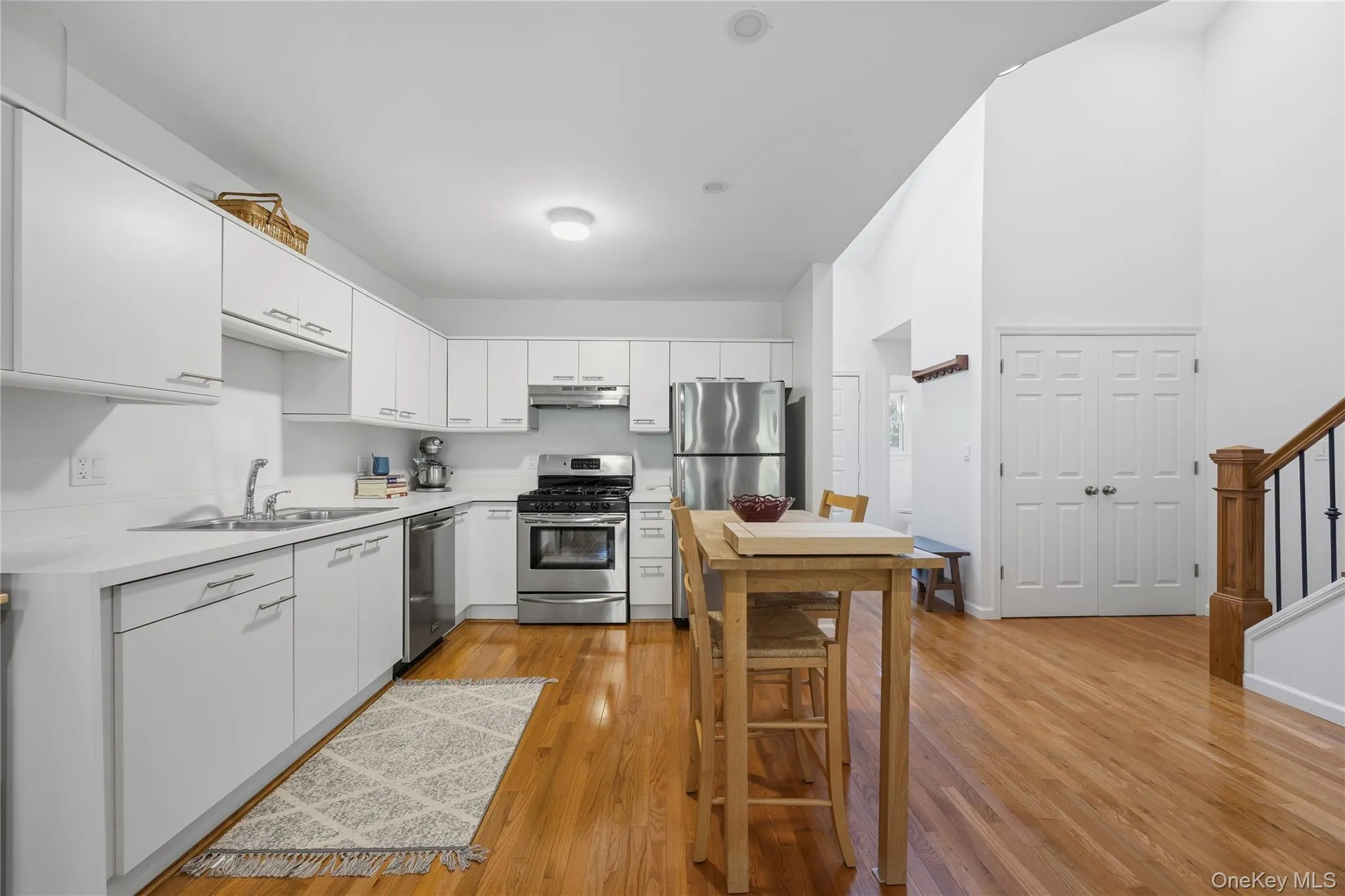 Alternate view of the Kitchen with the Laundry Closet on the right Alternate view of the Kitchen with the Laundry Closet on the right