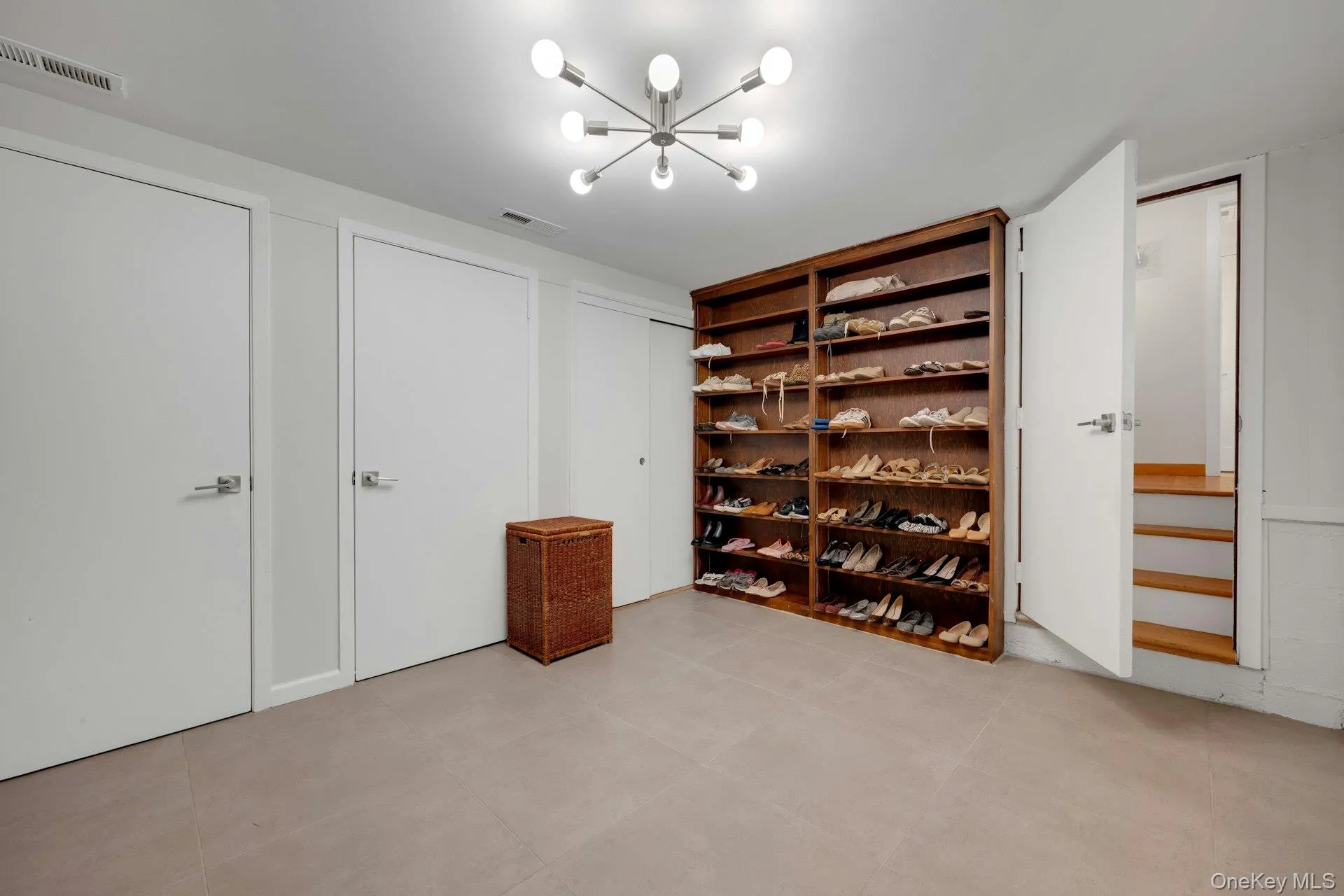 Huge Room with closets and show racks Huge Room with closets and show racks