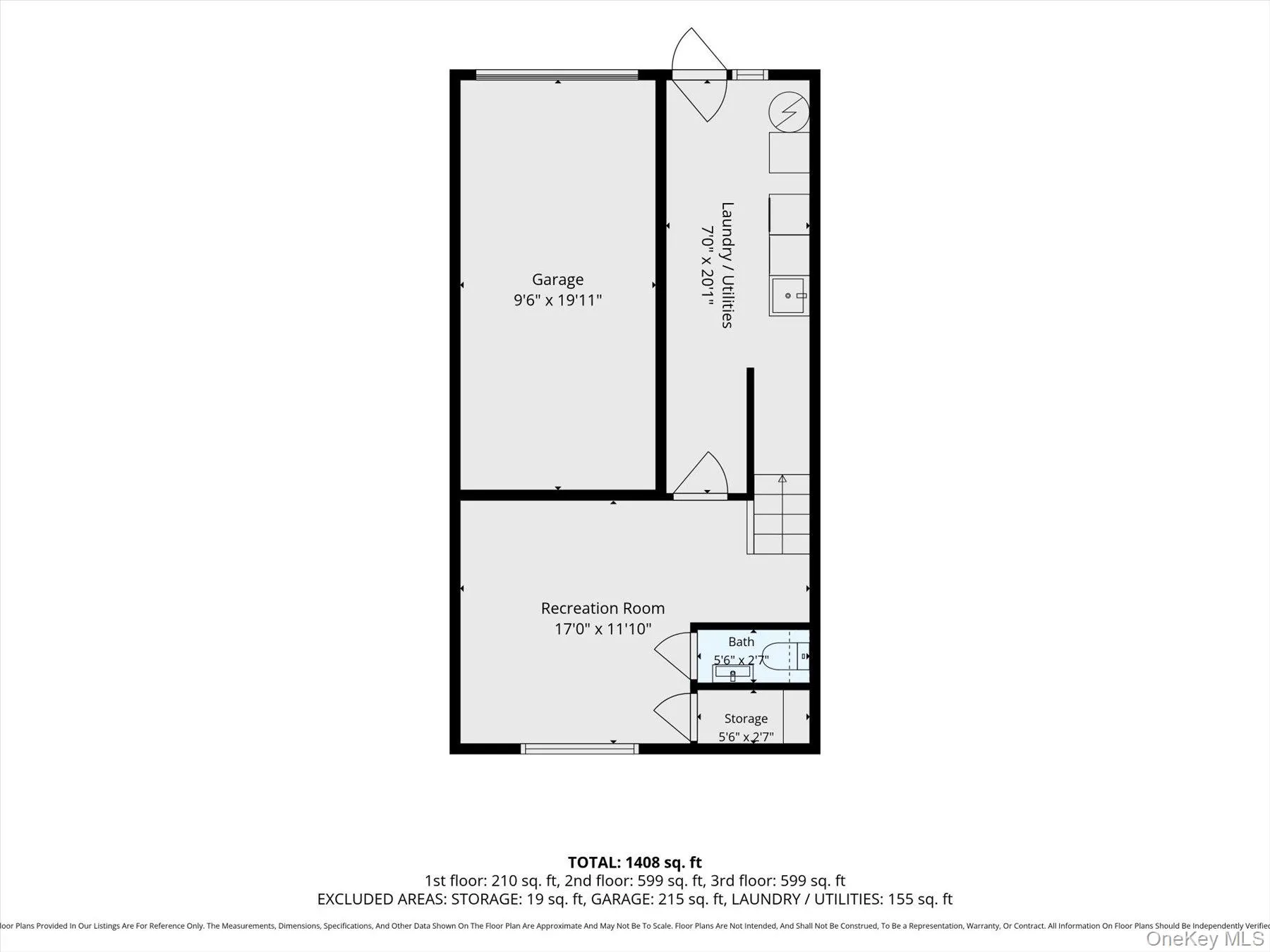 Basement with rear entrance Basement with rear entrance