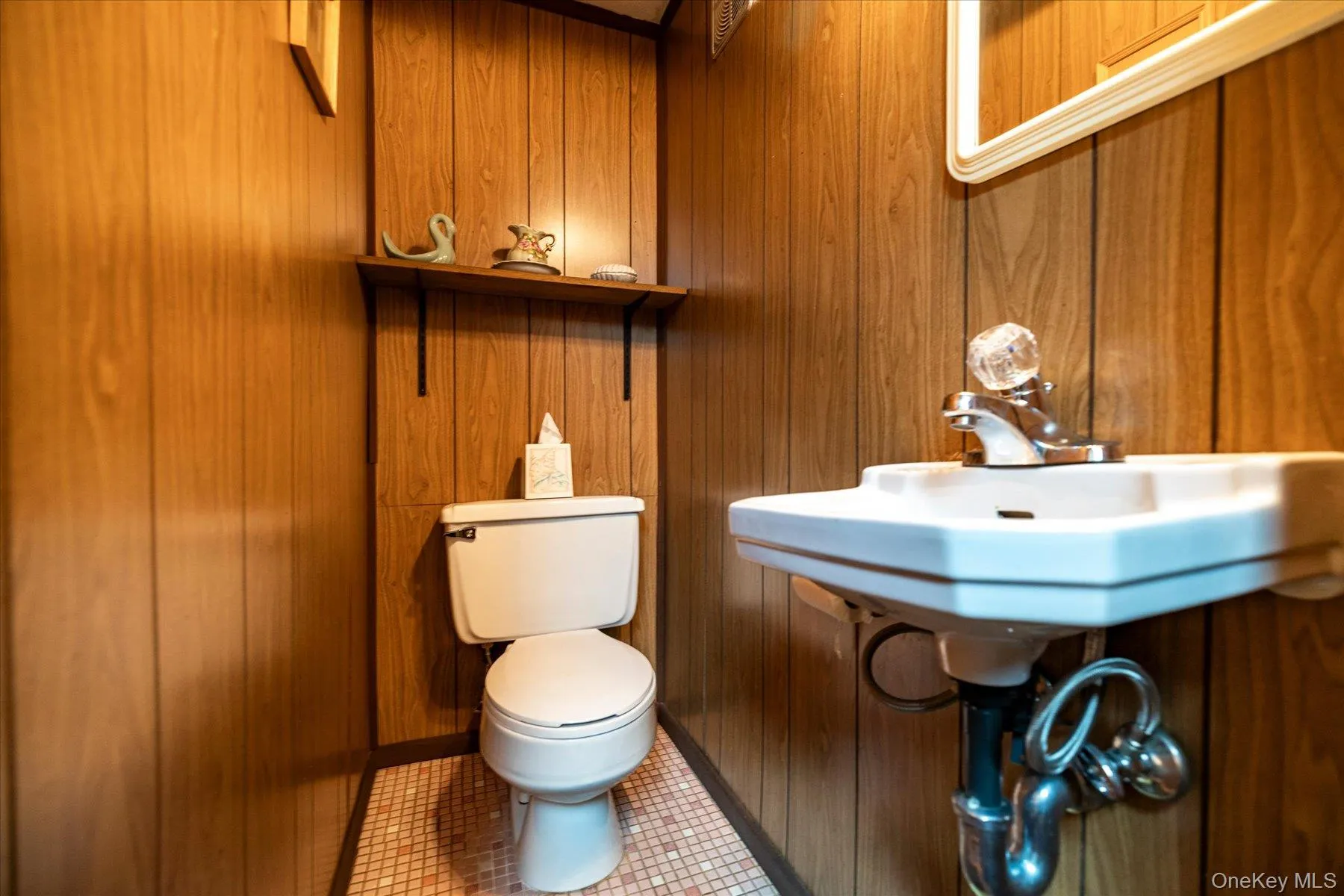 Half bath in basement Half bath in basement
