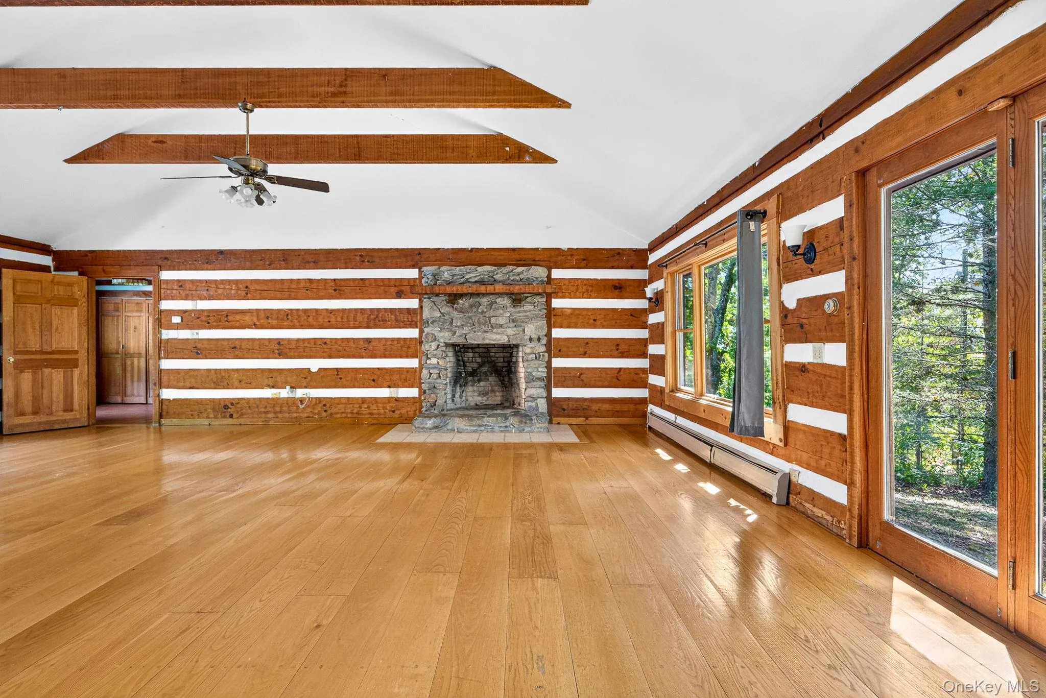 Second residence. Stone fireplace in family room. Second residence. Stone fireplace in family room.