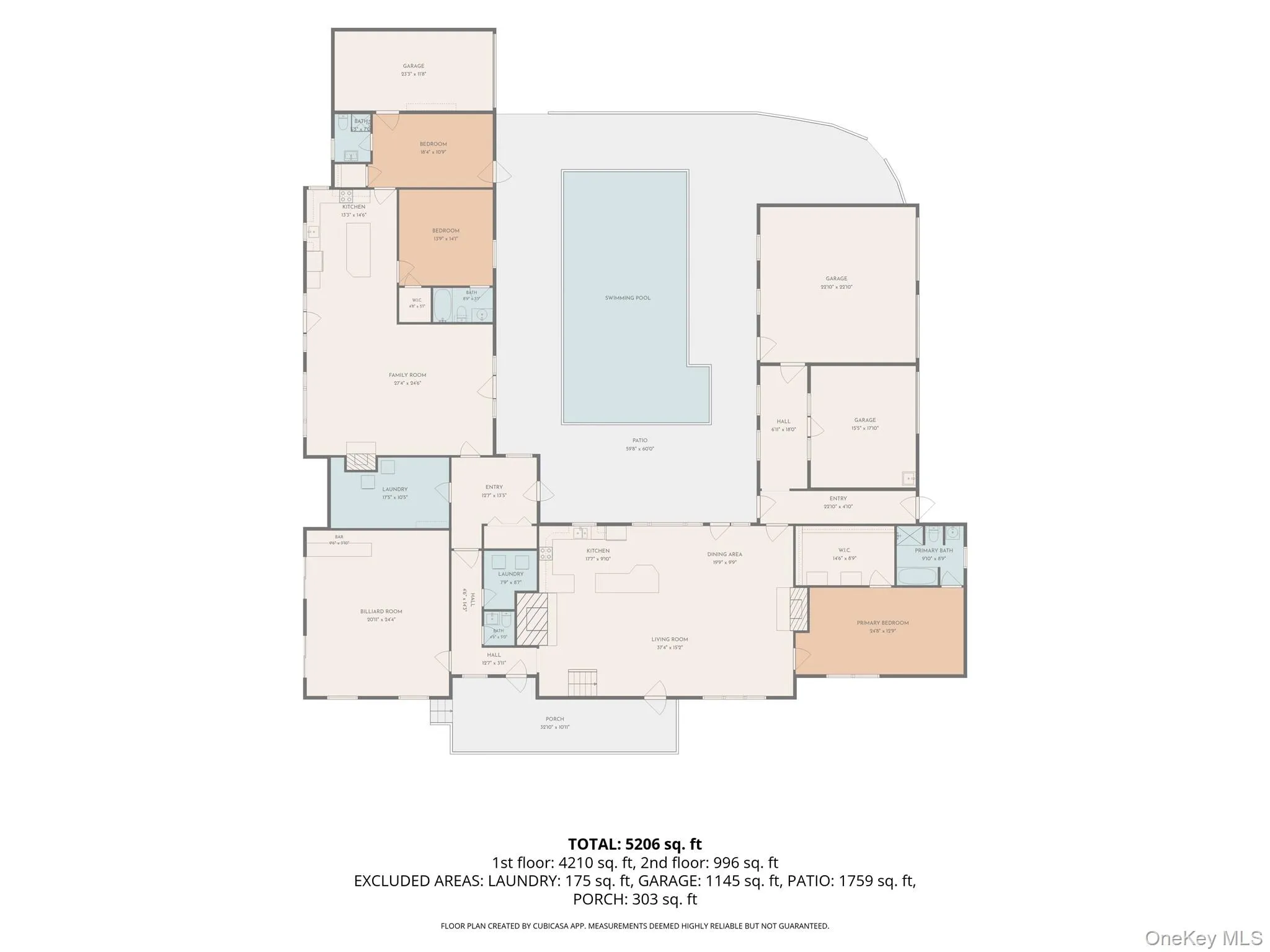 Main level - both residences Main level - both residences