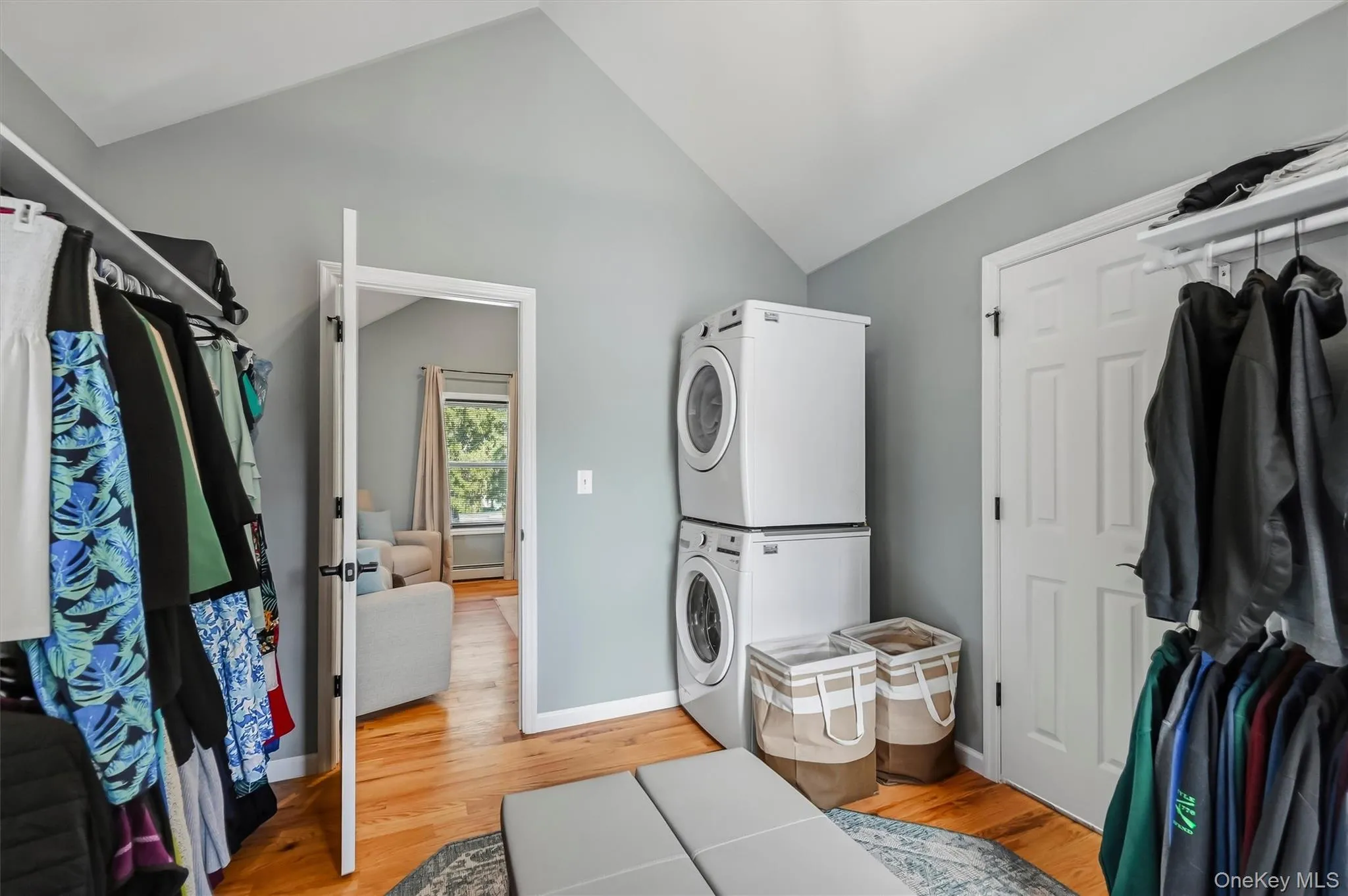 Primary Suite dressing room closet washer/dryer Primary Suite dressing room closet washer/dryer