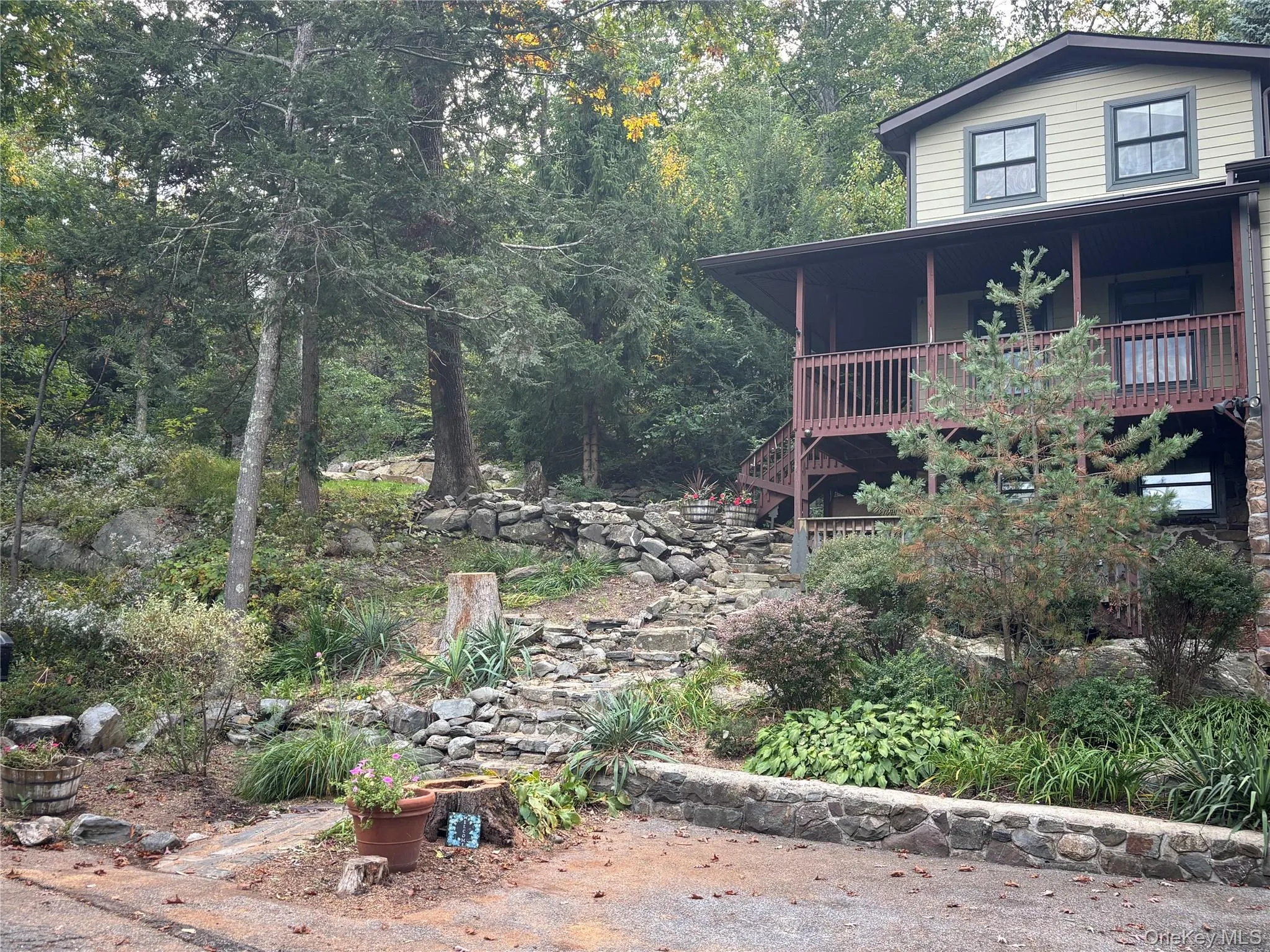 Stone walkways and original Stone walls can be found on the property Stone walkways and original Stone walls can be found on the property