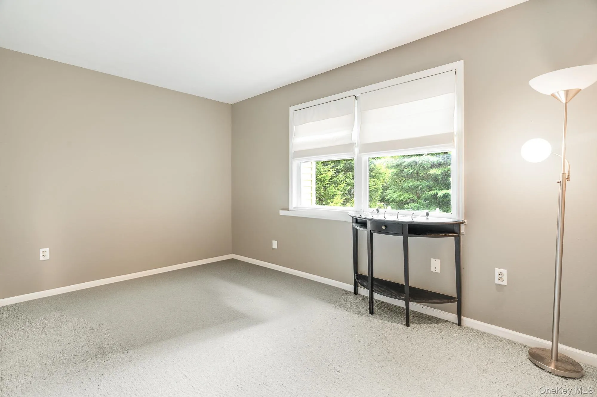 Empty room featuring baseboards and carpet Empty room featuring baseboards and carpet