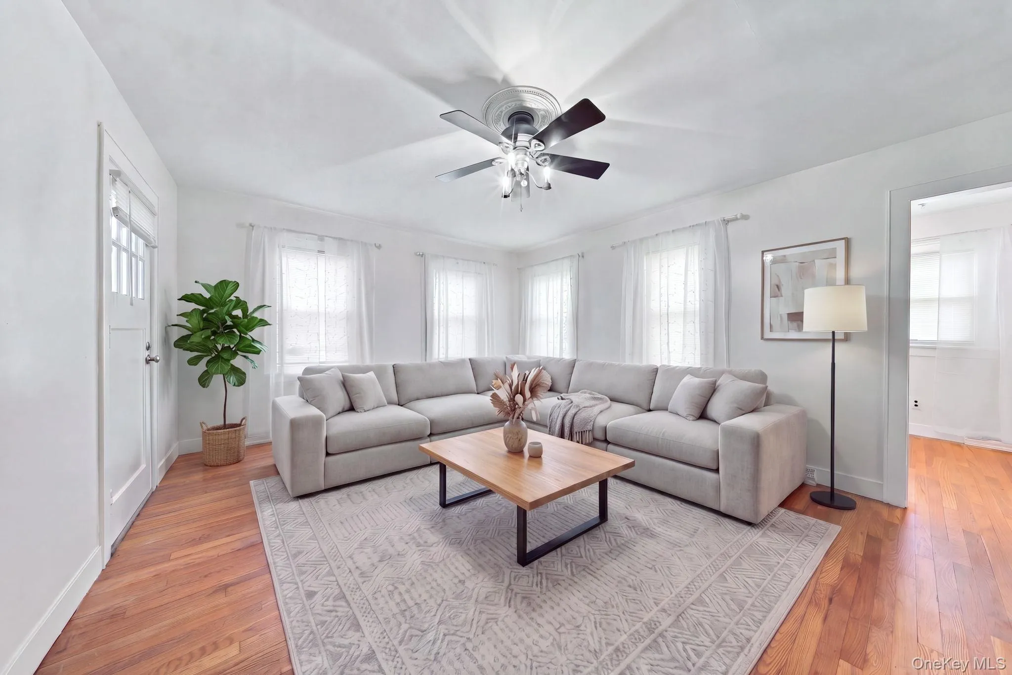 Staged living room Staged living room