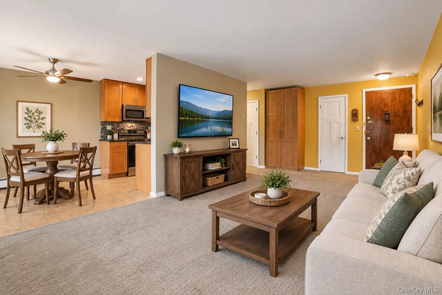 Virtual staged living room Virtual staged living room