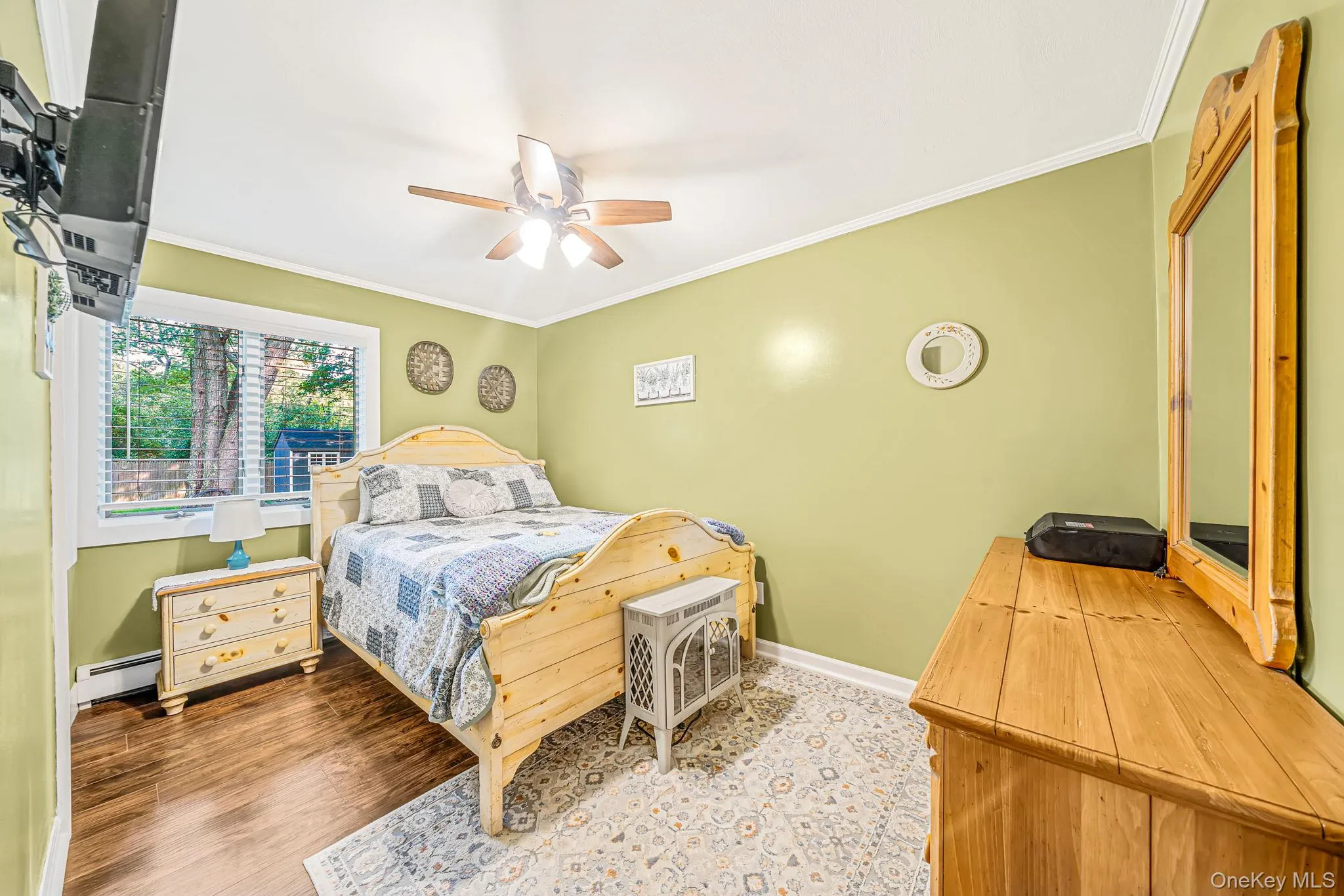 Second Bedroom with Lighted Ceiling Fan Second Bedroom with Lighted Ceiling Fan