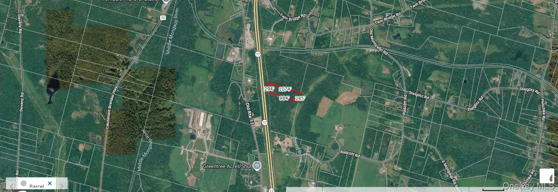 Aerial Map. Illustrating the property's geographic location and surrounding land parcels Aerial Map. Illustrating the property's geographic location and surrounding land parcels
