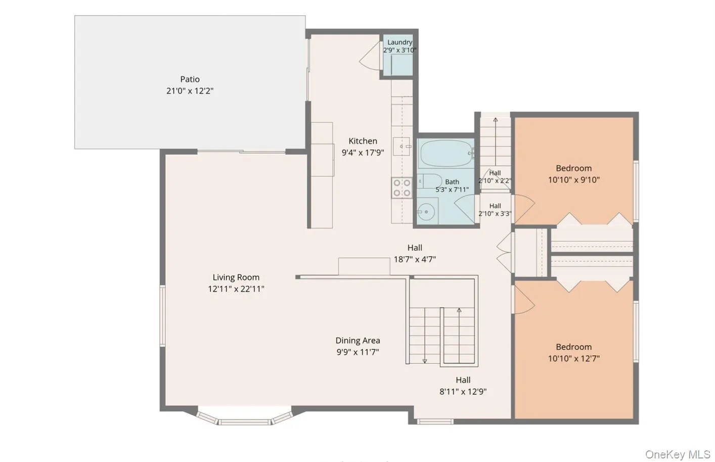 Main floor layout. Main floor layout.