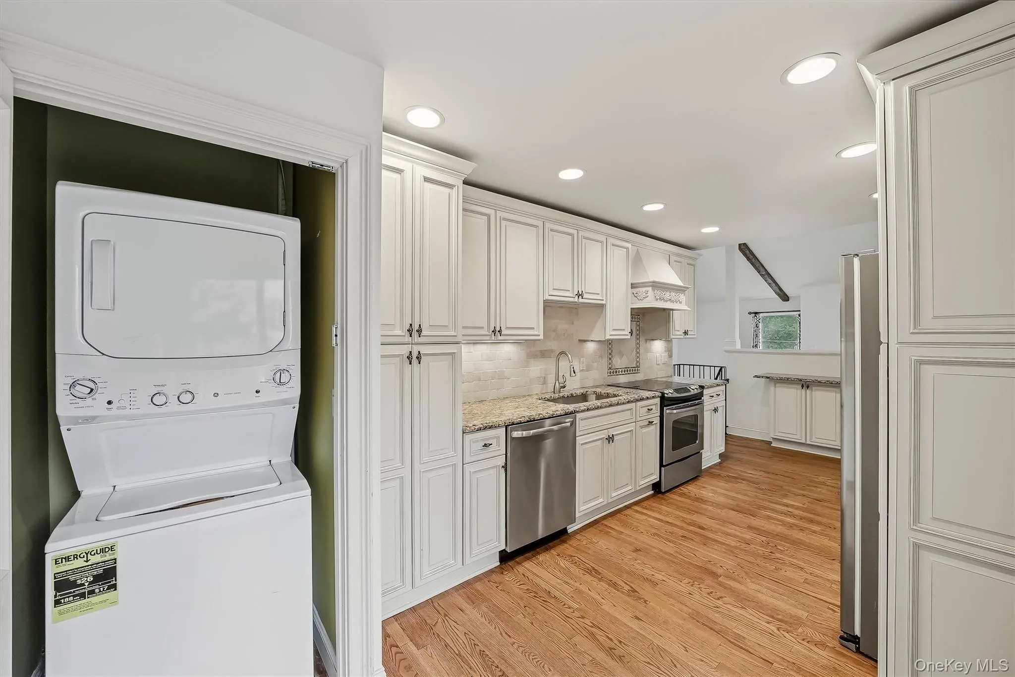 Laundry in kitchen. Laundry in kitchen.