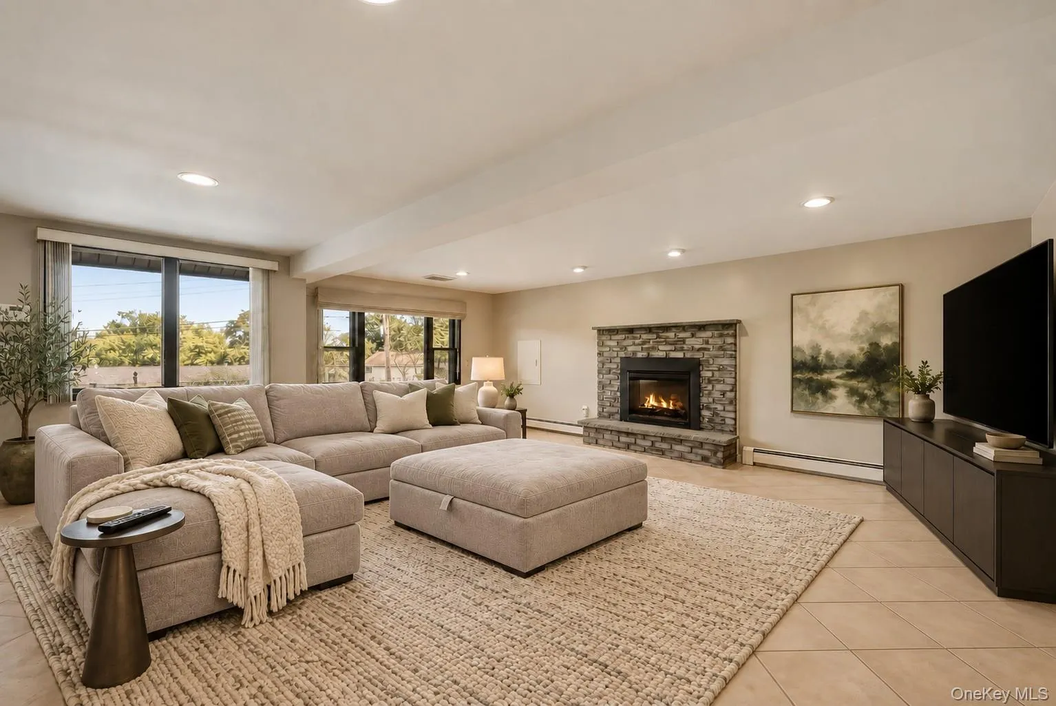 Virtually Staged Recreation Room Virtually Staged Recreation Room