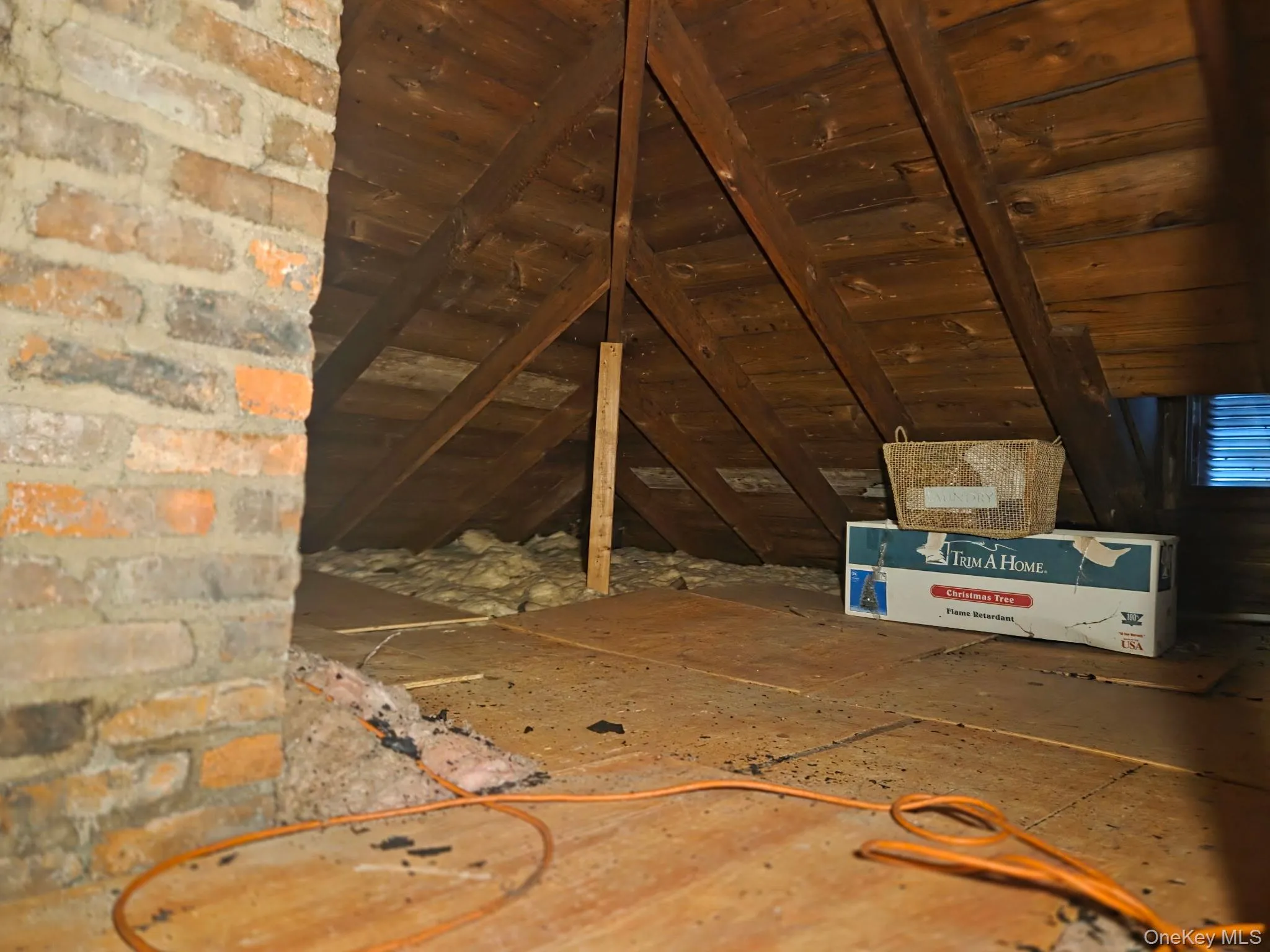 Attic offers usable storage. Attic offers usable storage.
