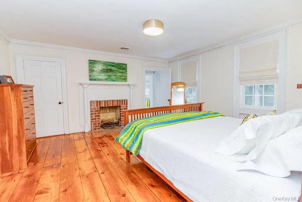Wide Plank Floors and Fireplace Wide Plank Floors and Fireplace