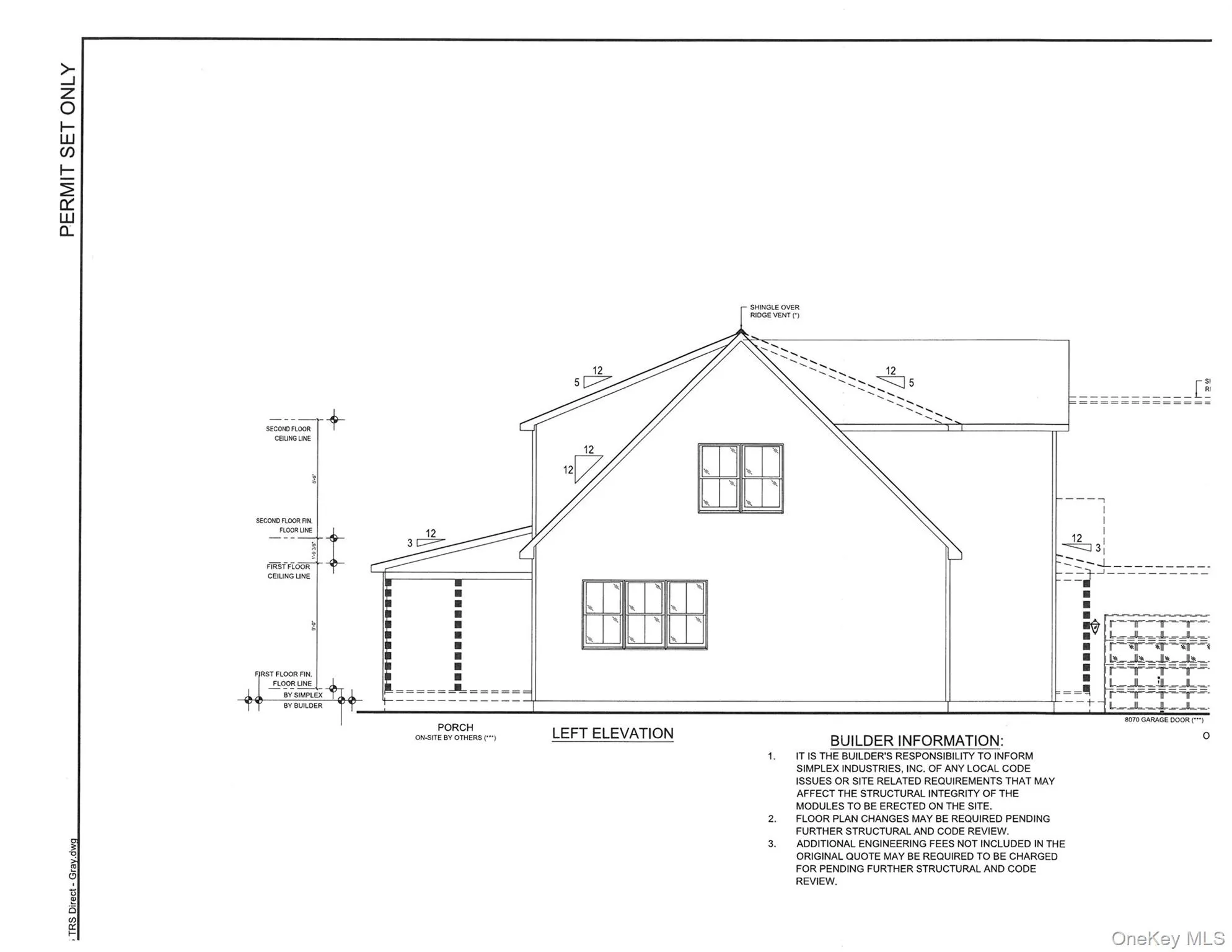 Side structure with 2 car garage Side structure with 2 car garage