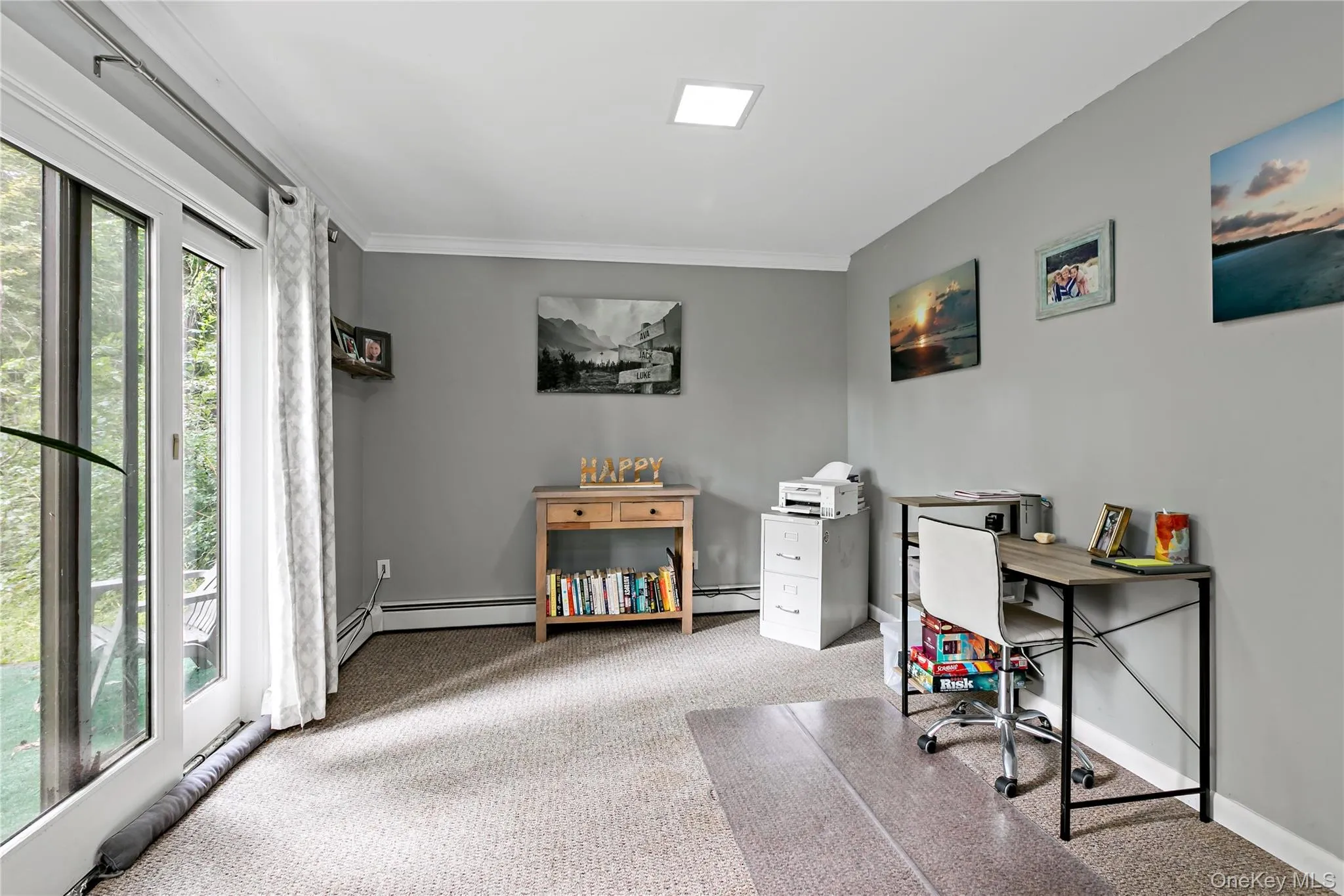 Office area of the family room. Office area of the family room.