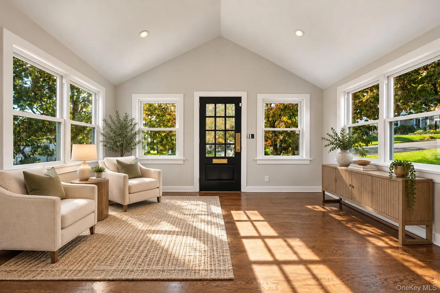 Virtually Staged Sun Room Entrance. Virtually Staged Sun Room Entrance.