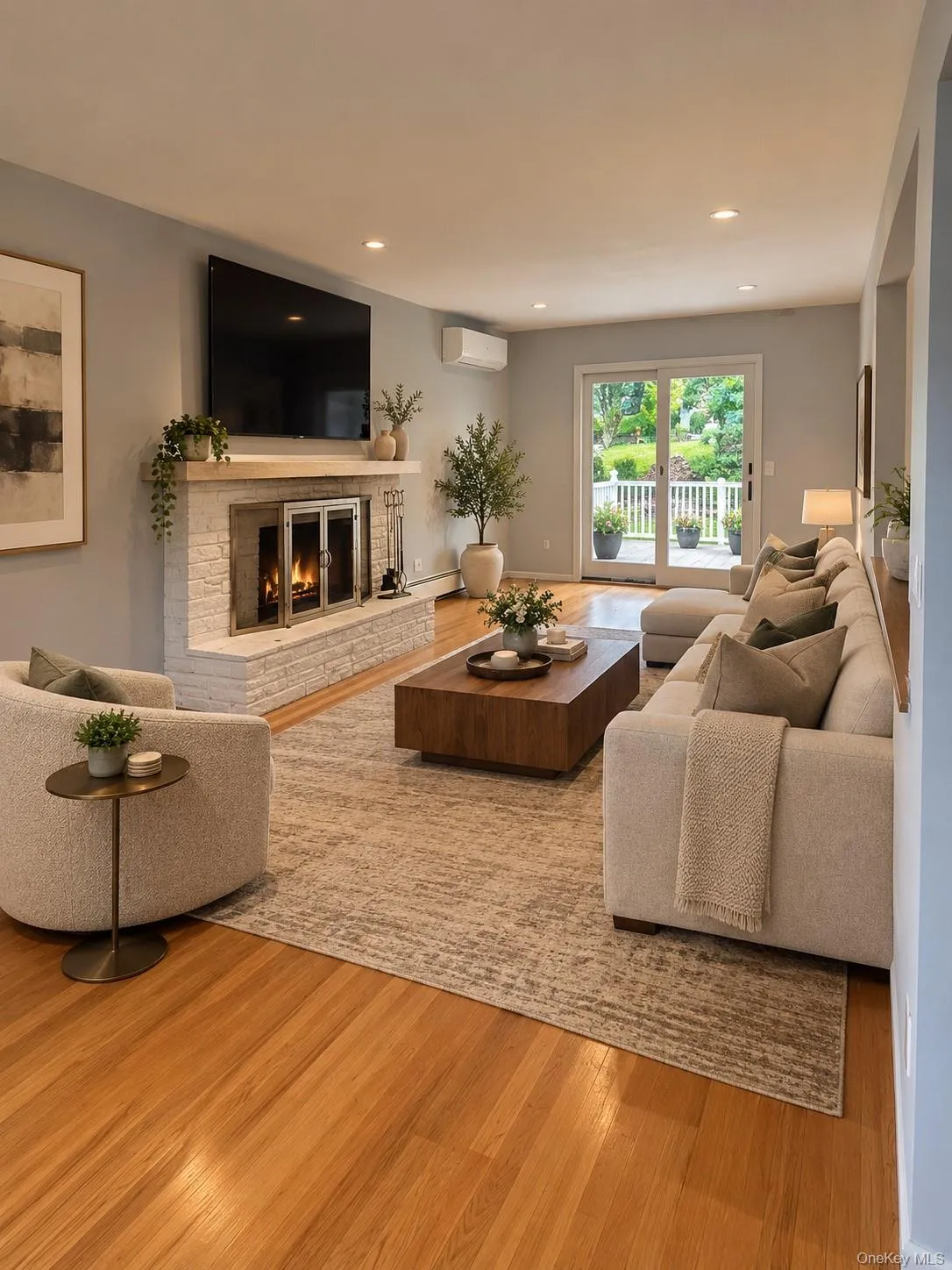 Staged living room Staged living room