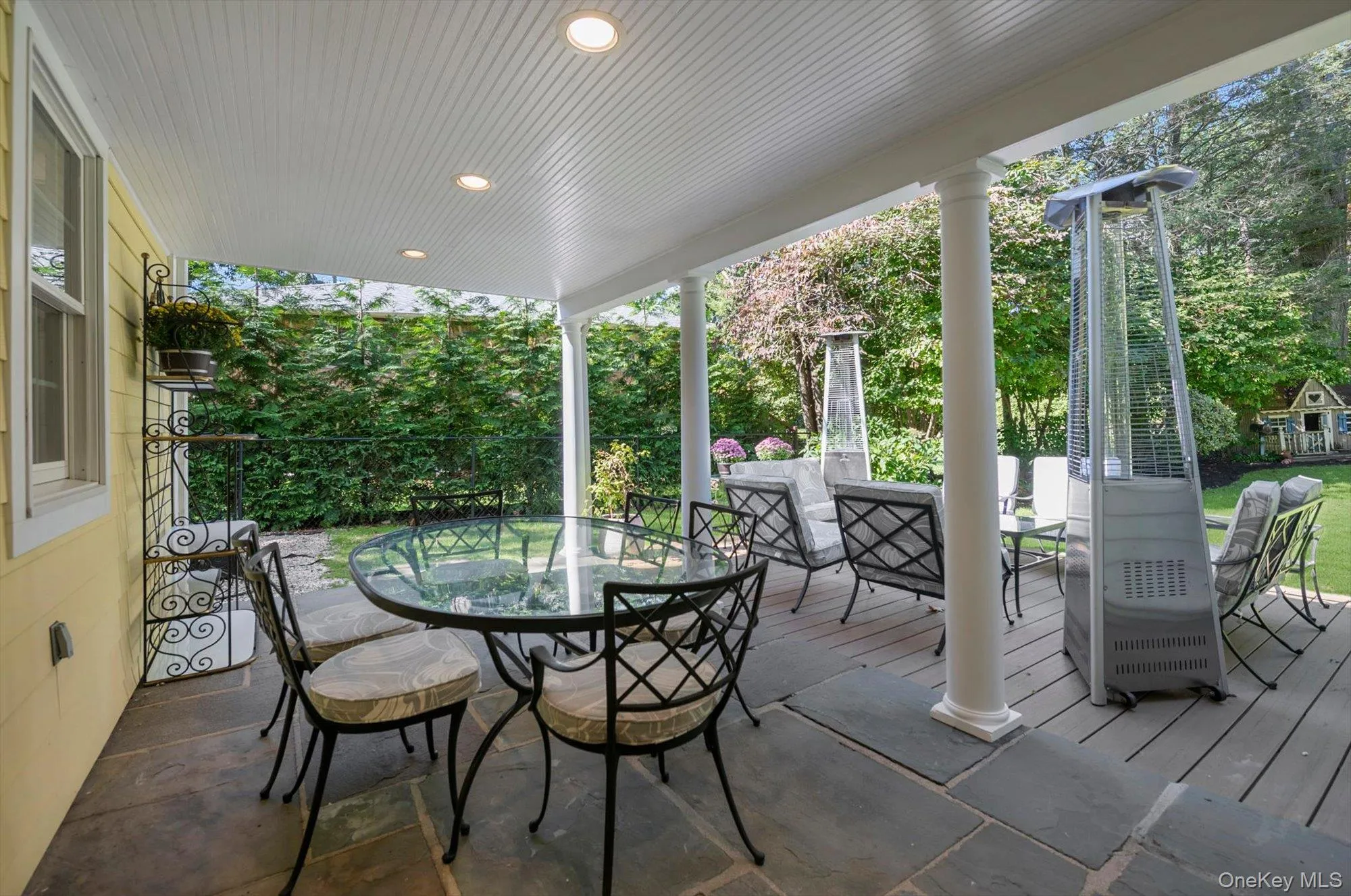 Back patio/porch Back patio/porch