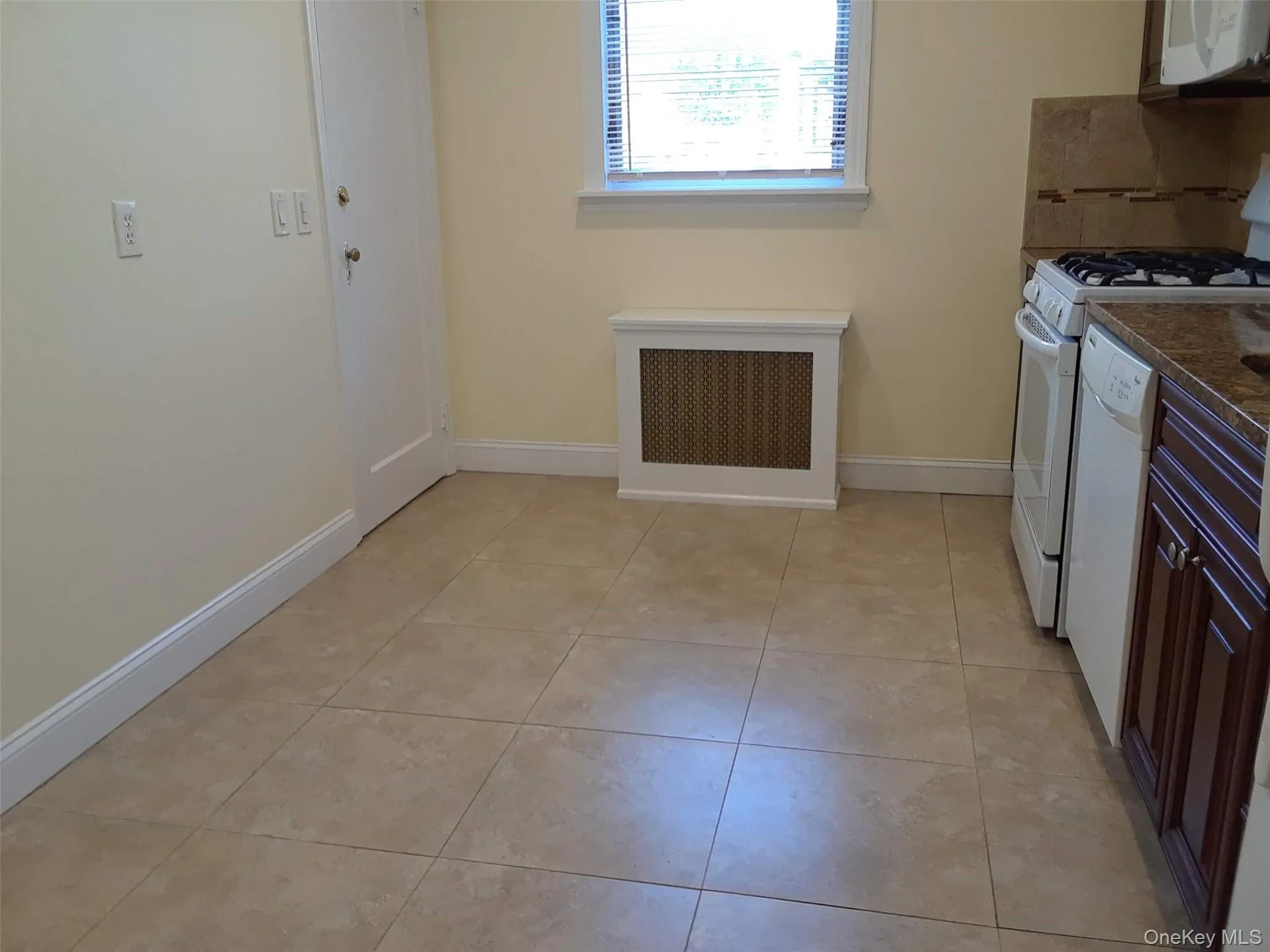 Kitchen with doorway to driveway Kitchen with doorway to driveway
