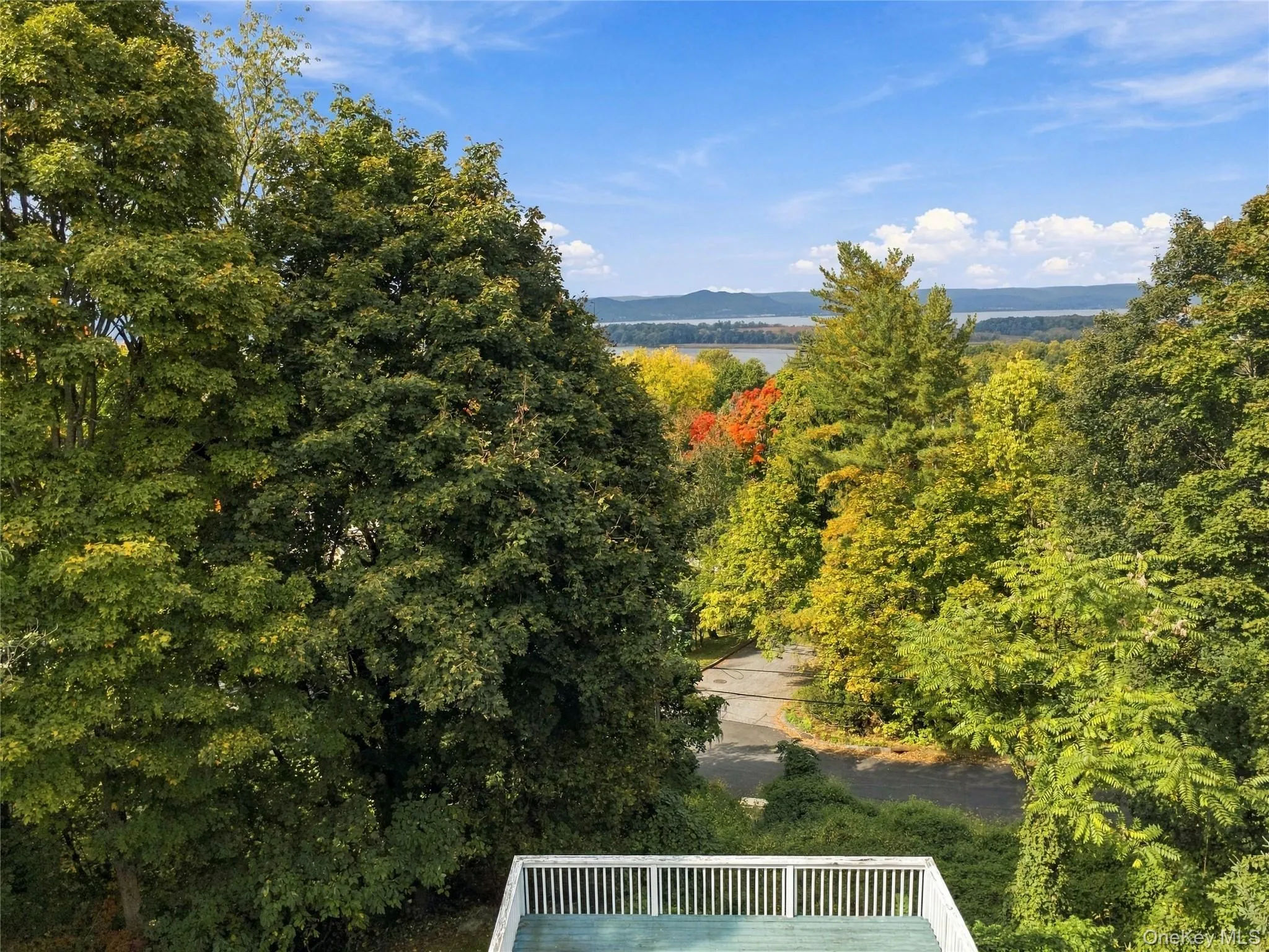 Spacious rear deck offering beautiful Hudson River views, perfect for relaxing and enjoying the scenery. Spacious rear deck offering beautiful Hudson River views, perfect for relaxing and enjoying the scenery.