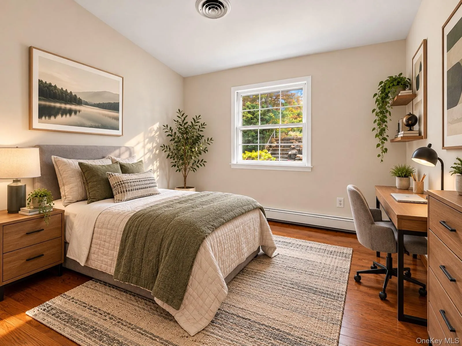 Virtually staged to illustrate potential furniture placement and décor. Virtually staged to illustrate potential furniture placement and décor.