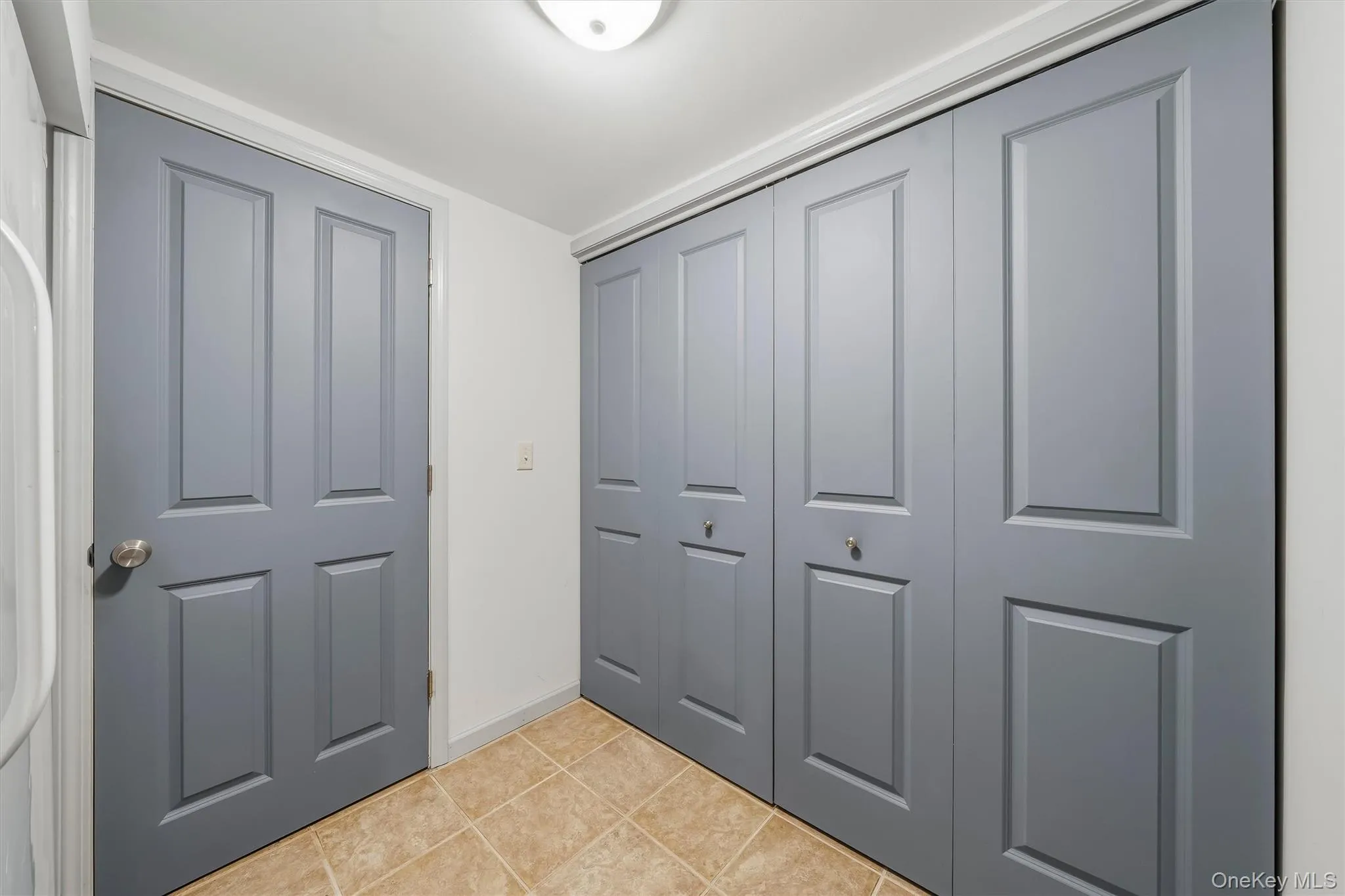Basement storage closet. Basement storage closet.