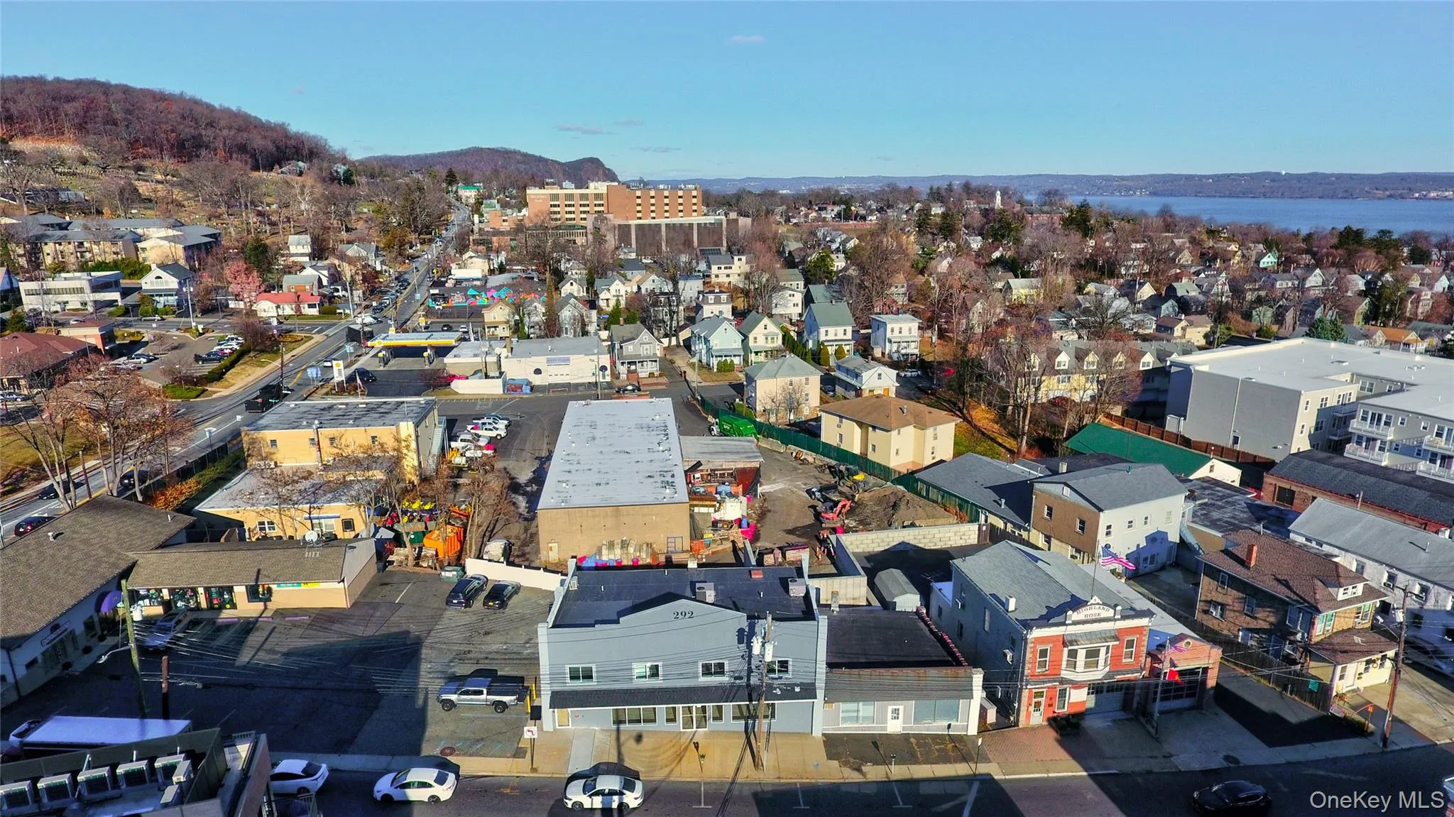 Drone / aerial view of a mountainous background Drone / aerial view of a mountainous background
