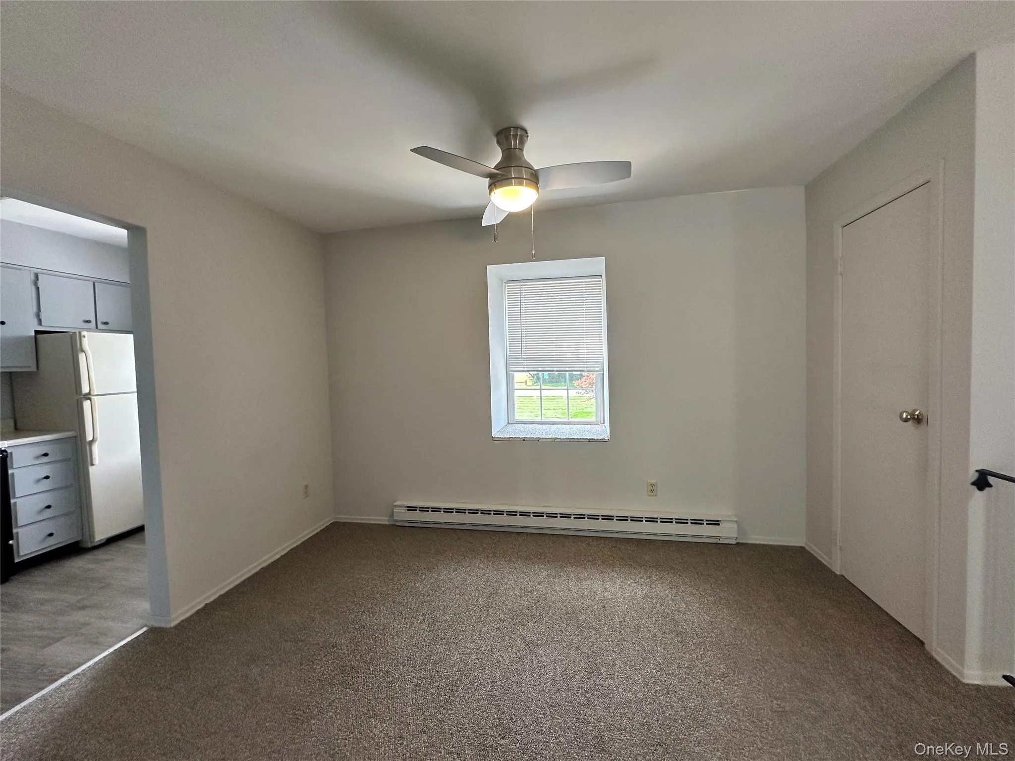 Versatile Dining Room/Office with window, ceiling fan, walk-in closet Versatile Dining Room/Office with window, ceiling fan, walk-in closet