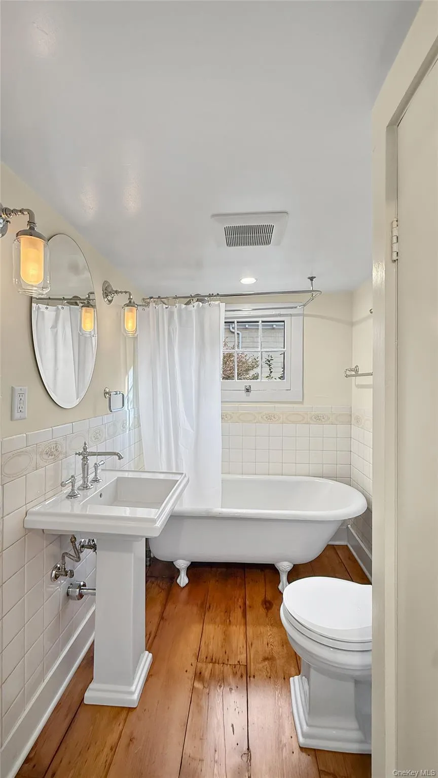 Newly renovated bath with claw foot tub Newly renovated bath with claw foot tub