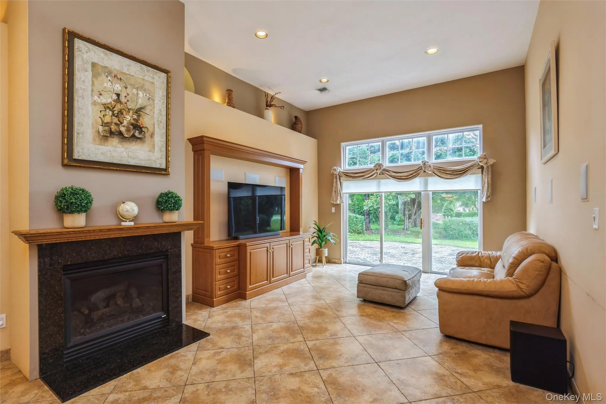 Living Room with Gas Fireplace Living Room with Gas Fireplace