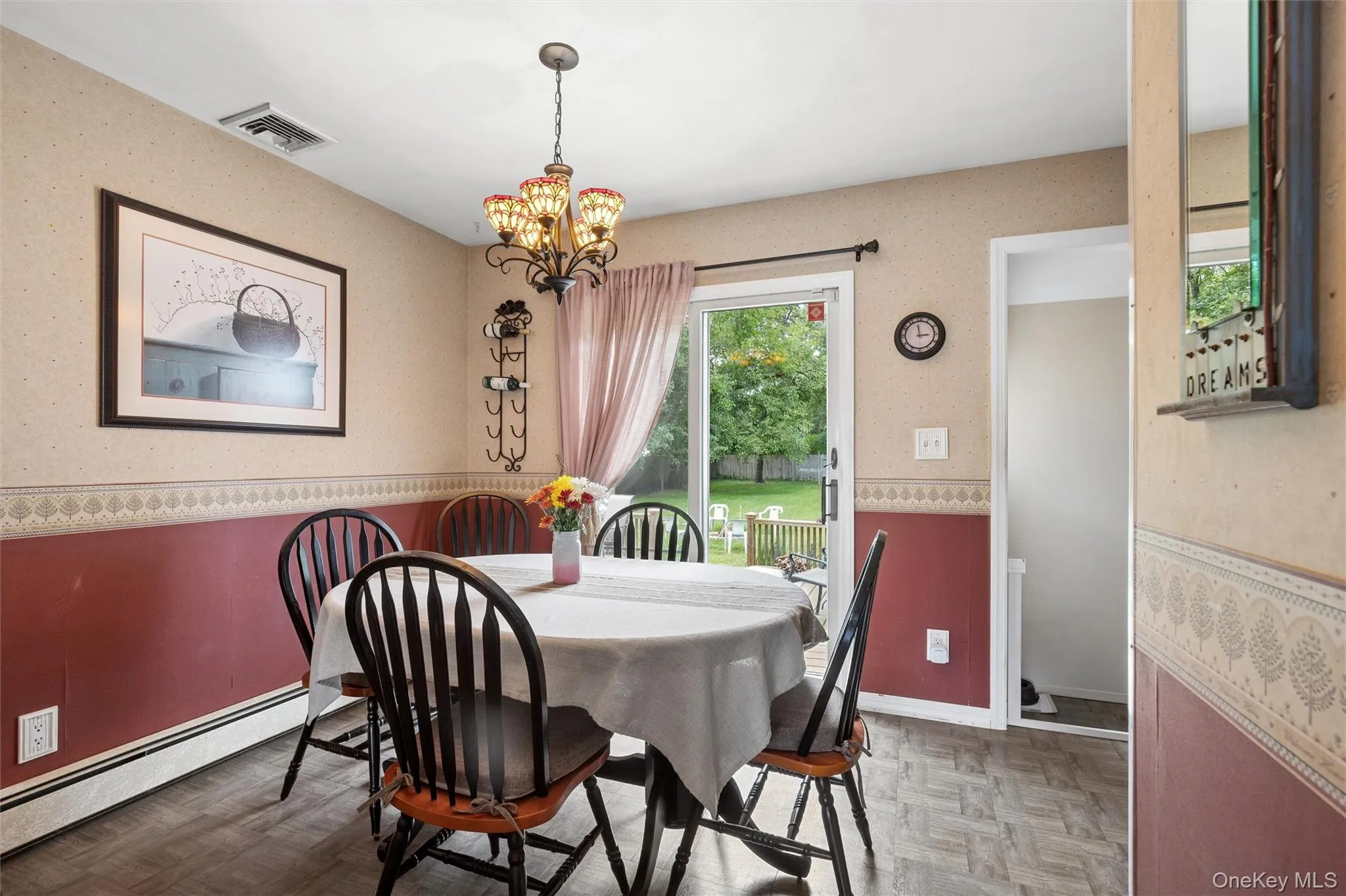 Dining Area Access to Deck and sprawling Backyard Dining Area Access to Deck and sprawling Backyard