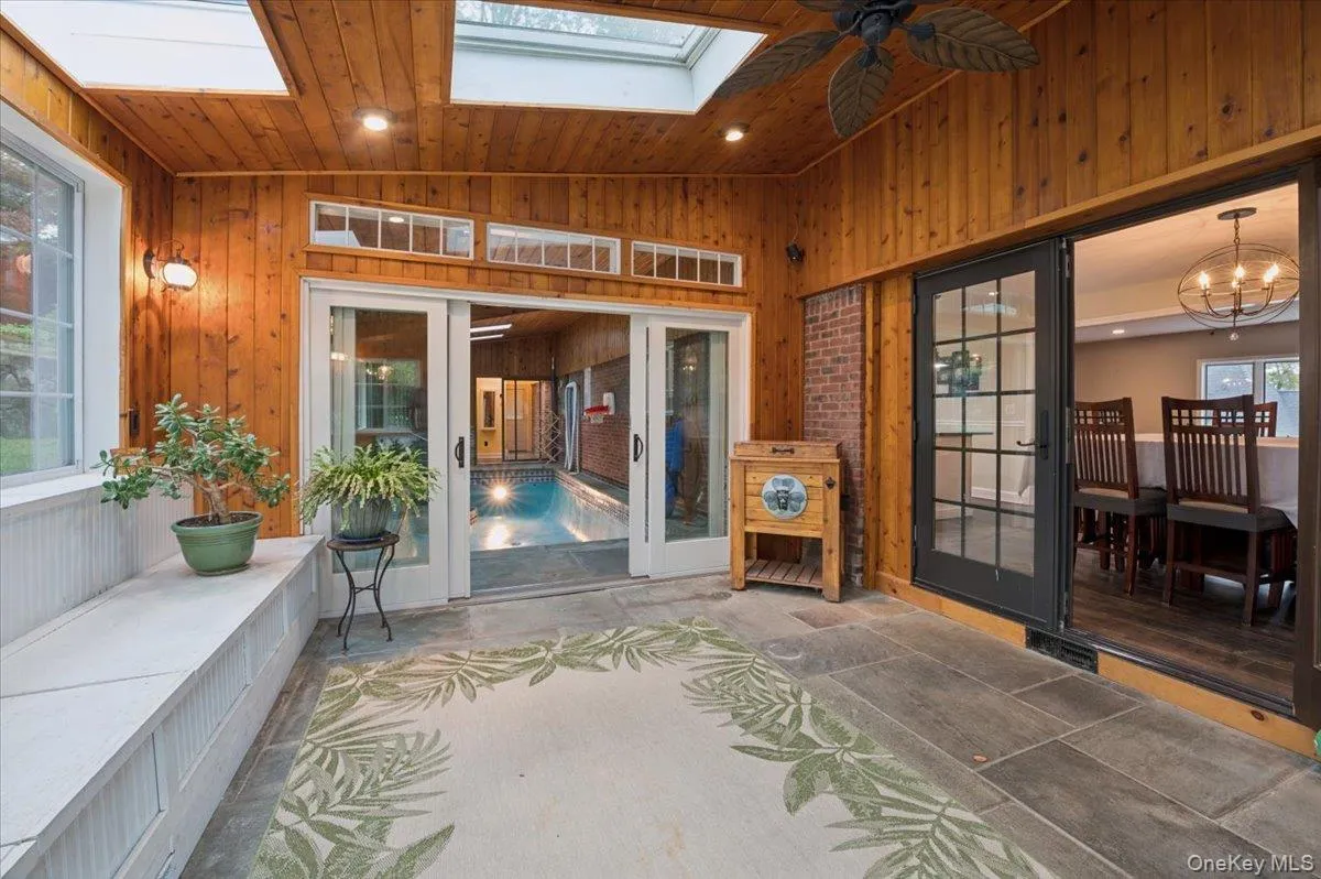 The ultimate in entertaining. Heated three season room leading to an enclosed pool. The ultimate in entertaining. Heated three season room leading to an enclosed pool.