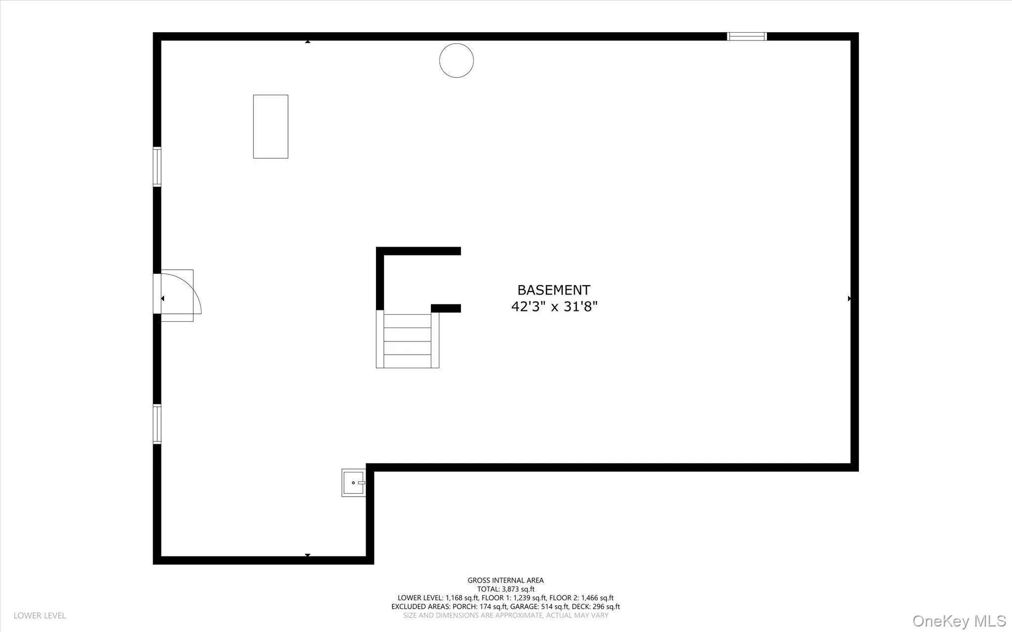 Basement with walkout Basement with walkout