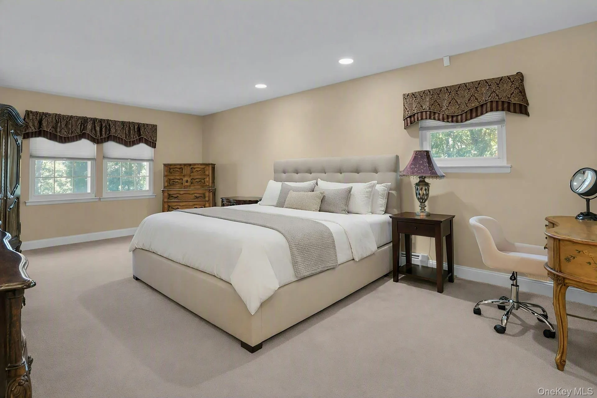 True primary bedroom is 13 x 25. True primary bedroom is 13 x 25.