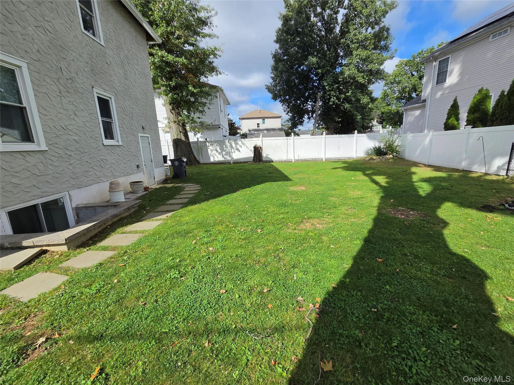 Private use of fully fenced in backyard. Private use of fully fenced in backyard.