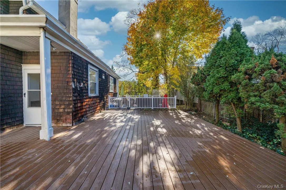 Ginormous TREX deck offers plenty of outdoor enjoyment Close to the Bronxville Metro North Train Station and all that Bronxville Village has to offer. Ginormous TREX deck offers plenty of outdoor enjoyment Close to the Bronxville Metro North Train Station and all that Bronxville Village has to offer.