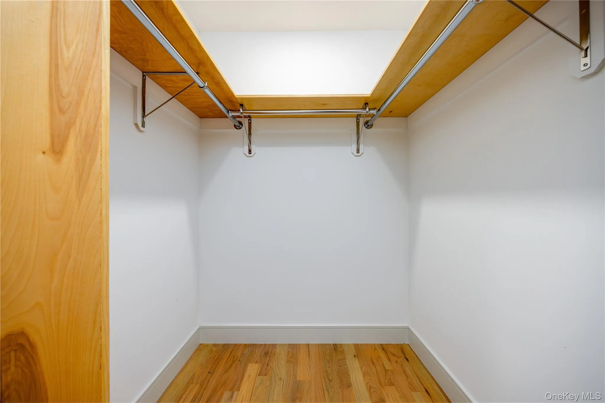 Generous walk-in closet Generous walk-in closet