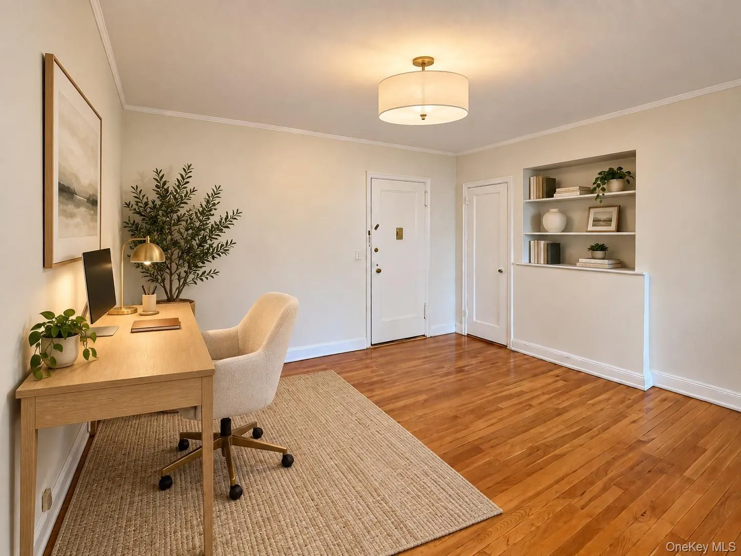 Virtually staged entry as Office Virtually staged entry as Office