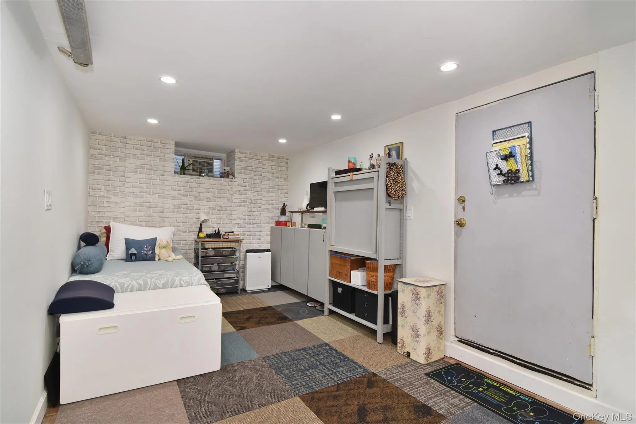 Walk out basement with exit Walk out basement with exit