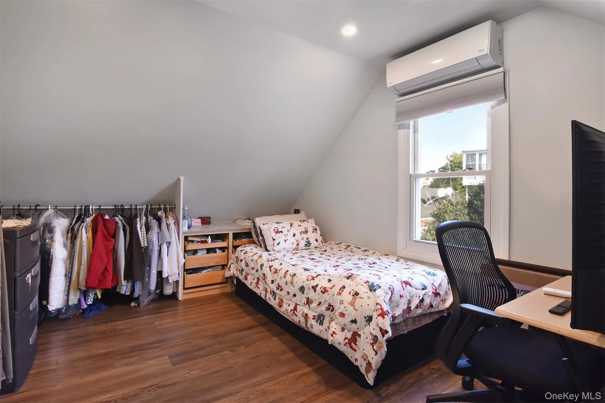 Third floor bedroom with split AC Third floor bedroom with split AC