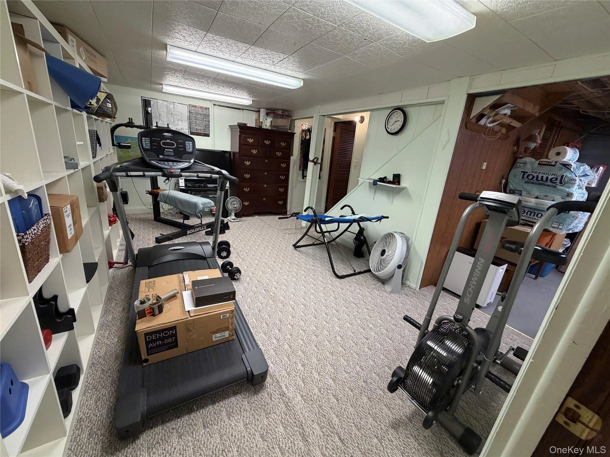 currently a workout area in this space in the basement currently a workout area in this space in the basement