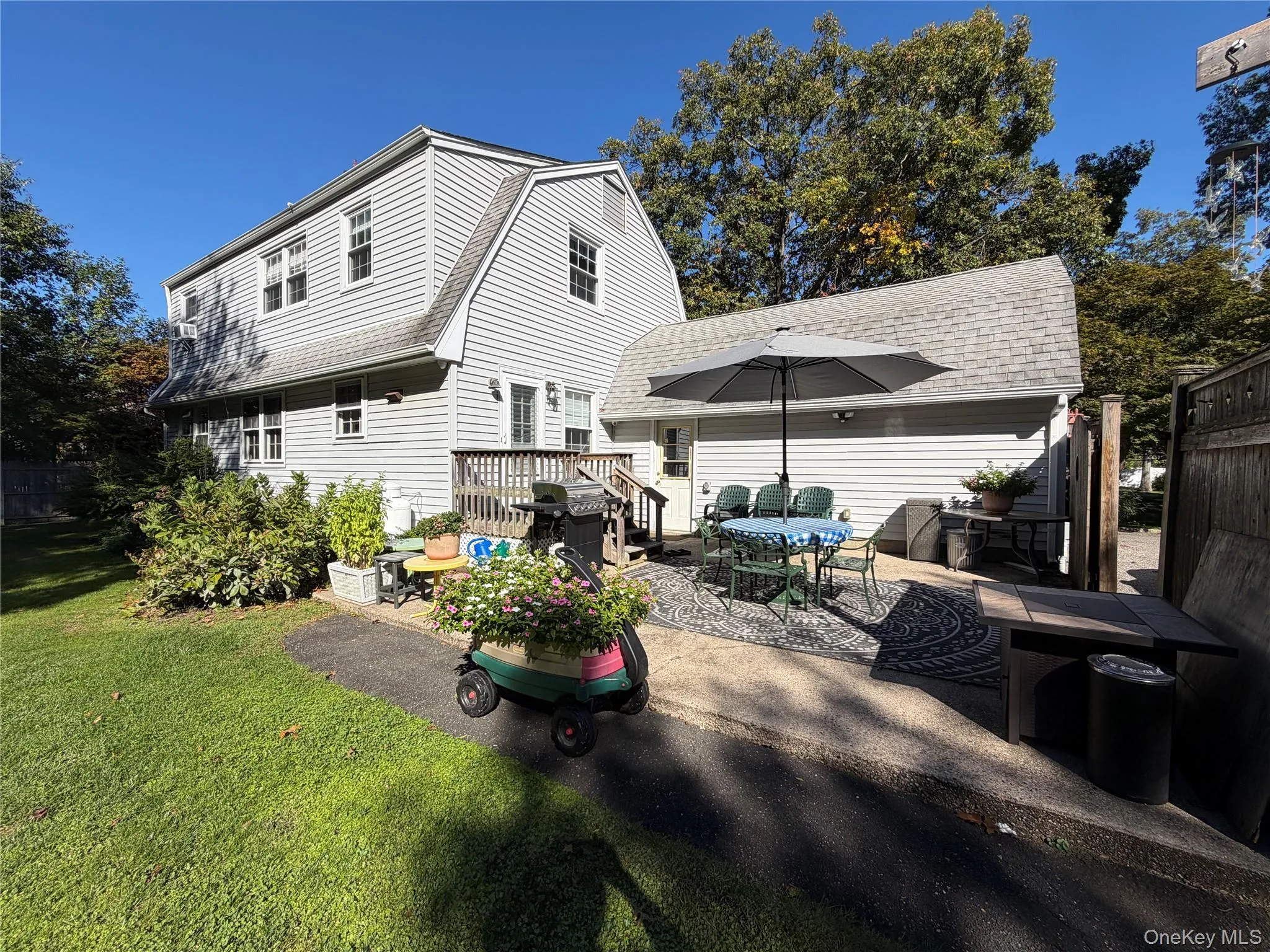wonderful patio, with entry to kitchen and garage, full gates to driveway wonderful patio, with entry to kitchen and garage, full gates to driveway