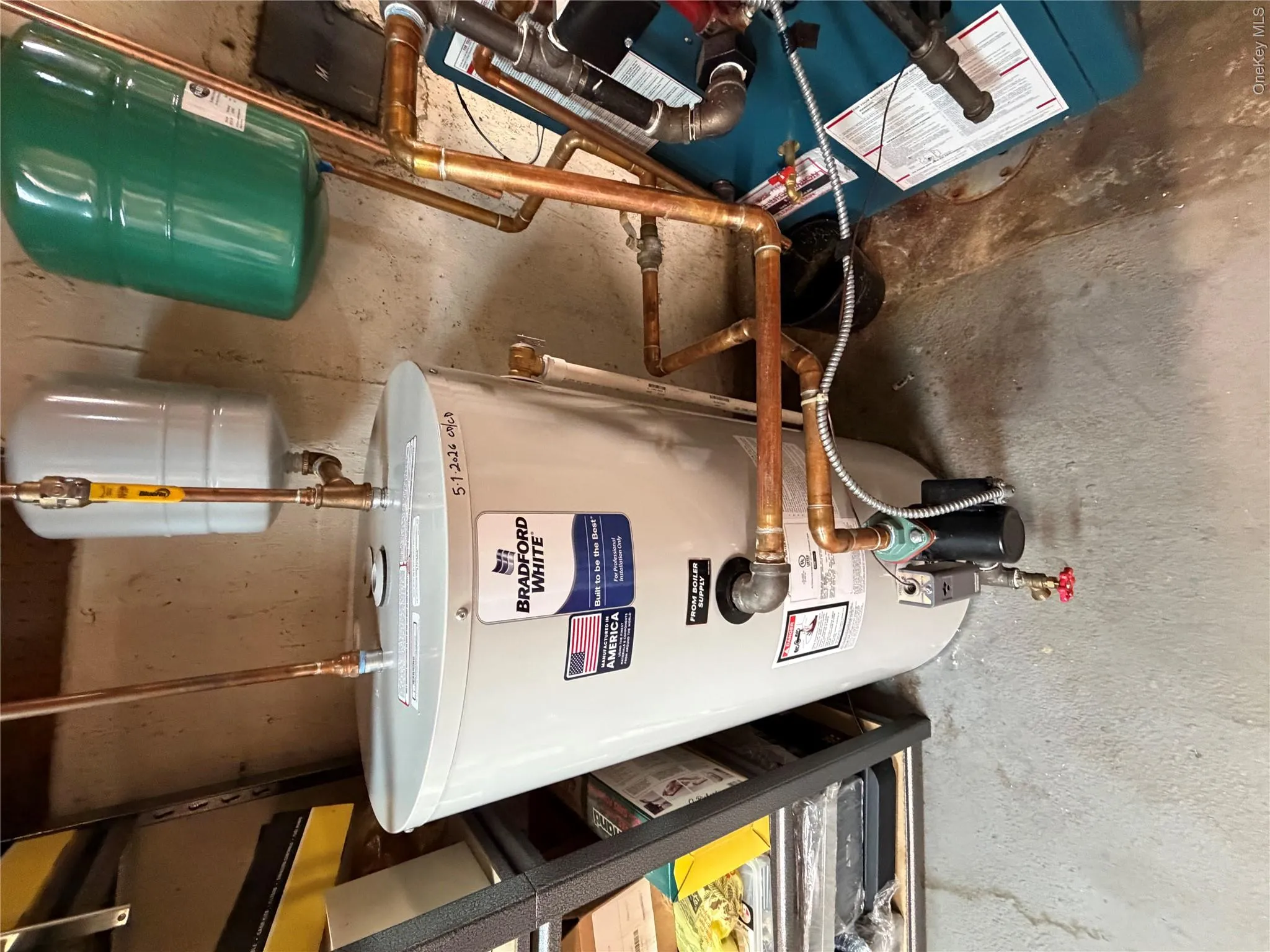 New Hot water tank, heater, with expansion tank, New Hot water tank, heater, with expansion tank,