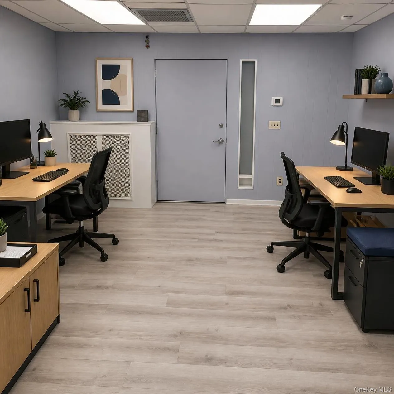 AI generated pic of a potential private office Business in unit 201 set up in 1 of the 4 suites. AI generated pic of a potential private office Business in unit 201 set up in 1 of the 4 suites.
