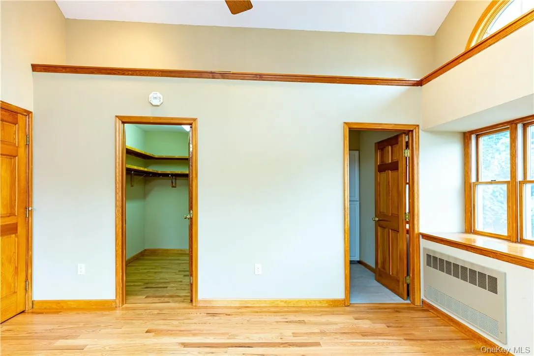 Ensuite primary bath and walk-in closet. Ensuite primary bath and walk-in closet.