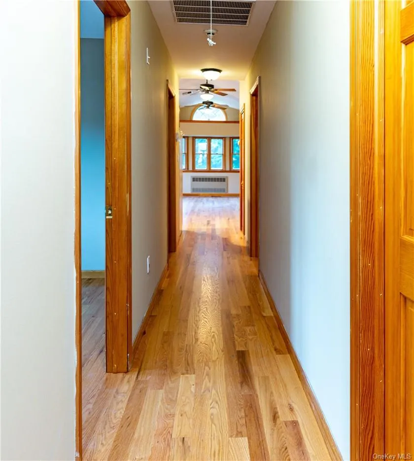 Looking through the hallway into the Great Room. Looking through the hallway into the Great Room.