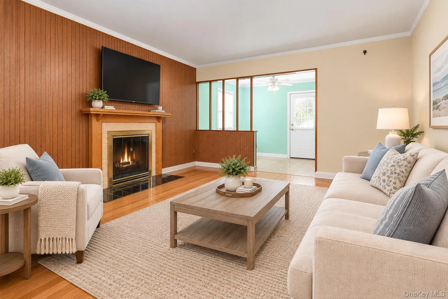 Living Room Virtually Staged Living Room Virtually Staged