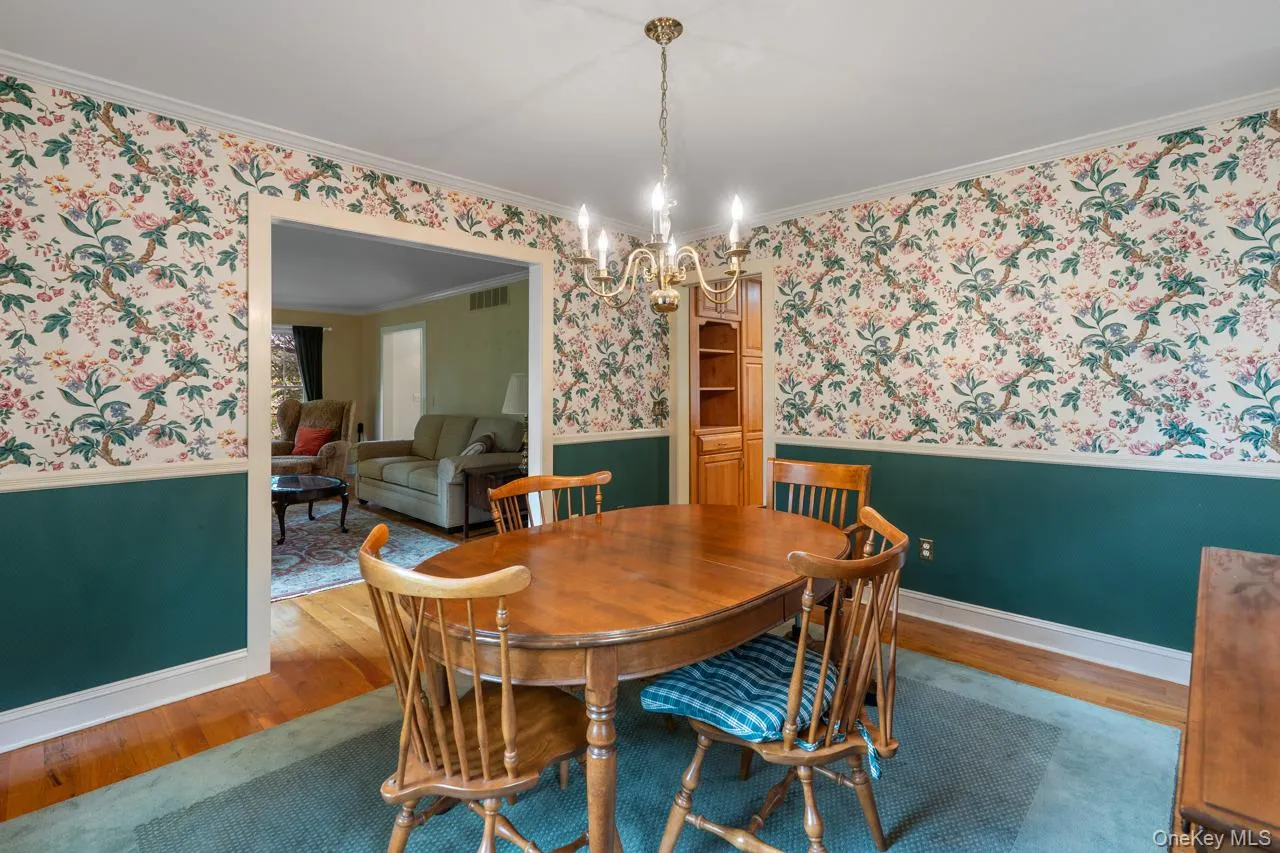 Formal dining room directly off the kitchen Formal dining room directly off the kitchen